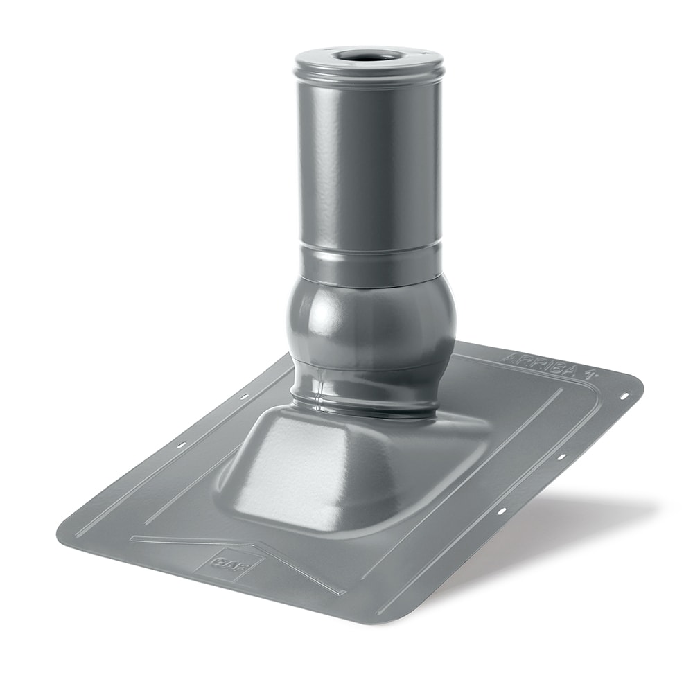 Master Flow PPBG1.5GR Pivot 1-1/2-in x 8.4-Inches Galvanized steel Vent and Pipe Flashing