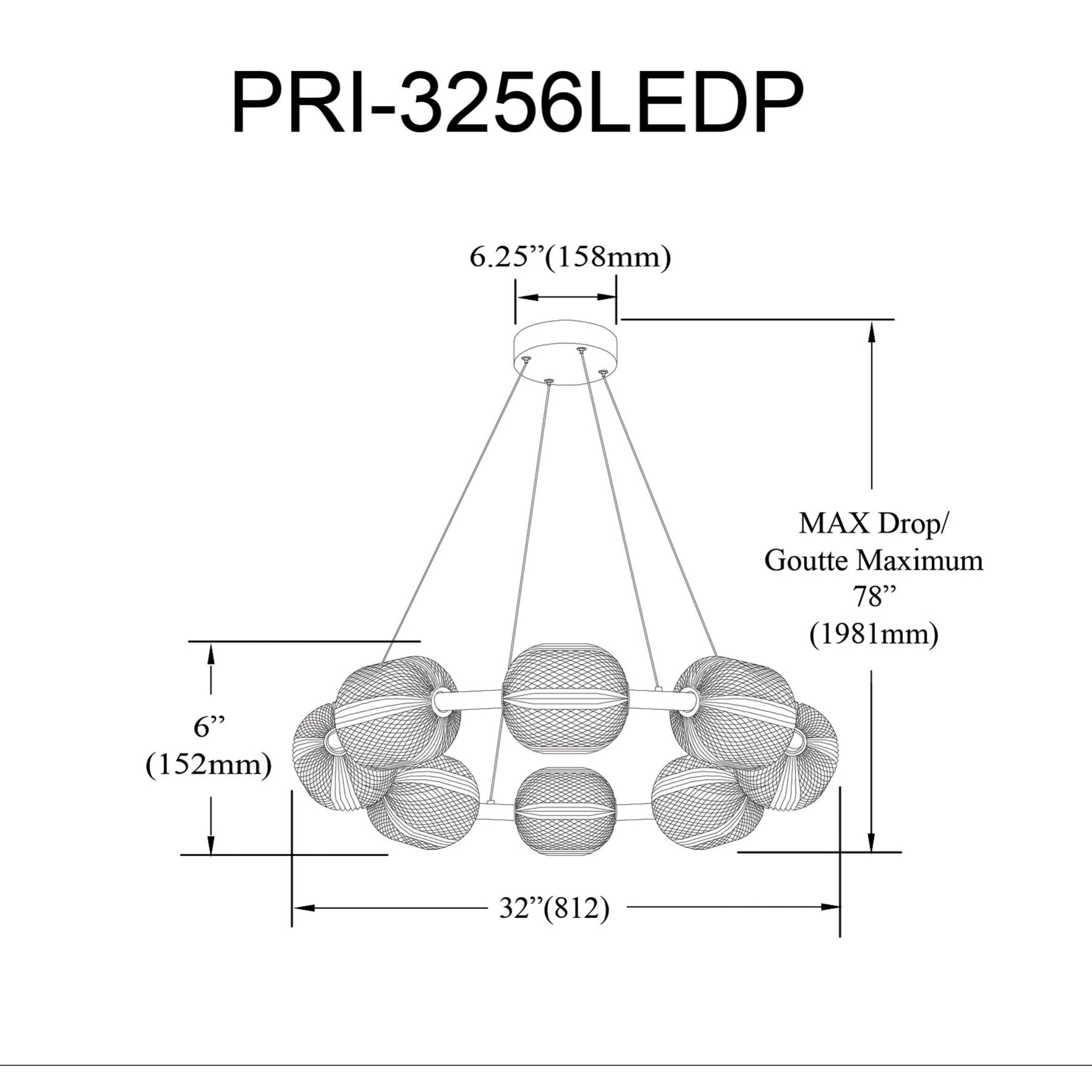 Dainolite PRI-3256LEDP-MB b090015 - View #3