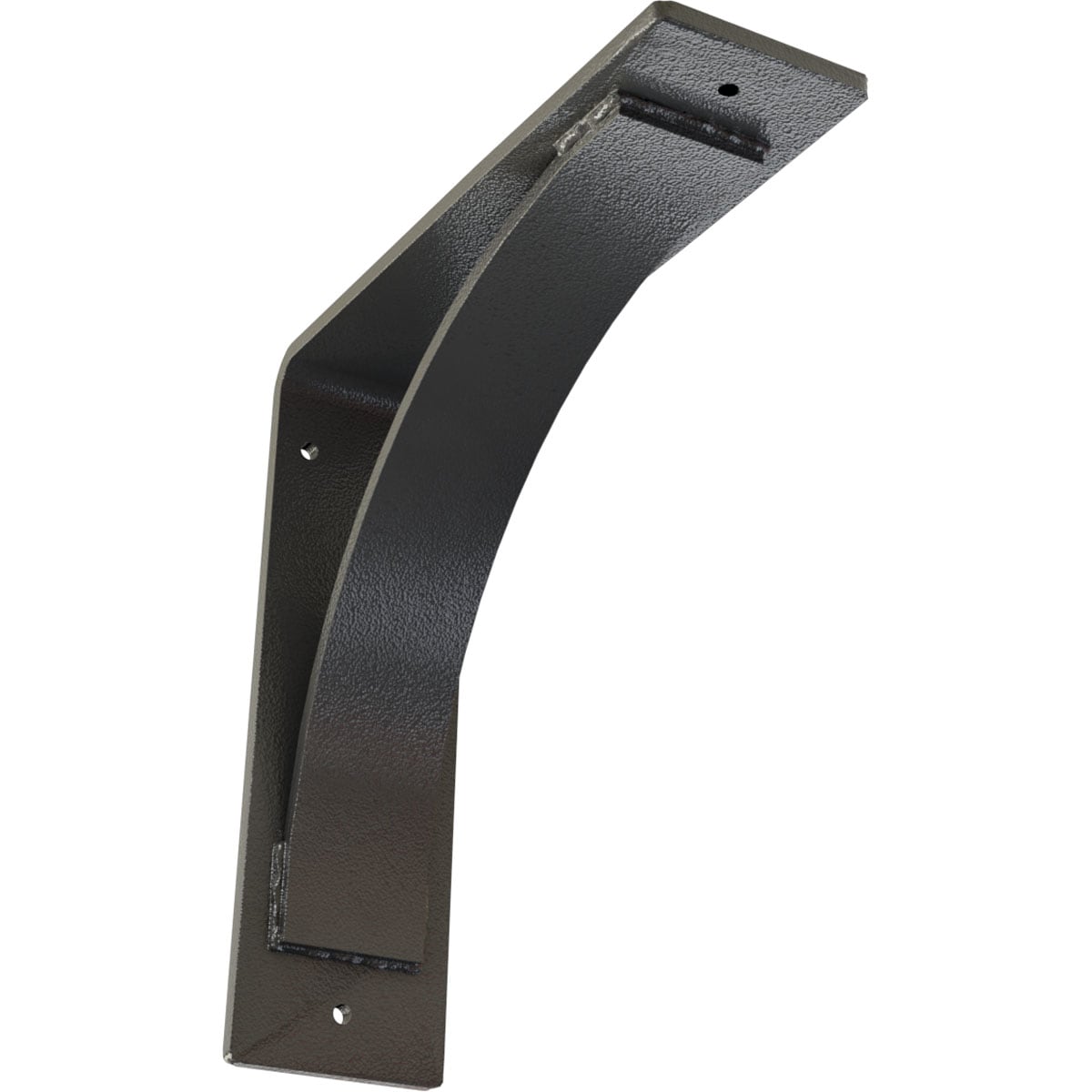 Ekena Millwork BKTM03X10X10MOHGY Morris Morris 10-in x 3-in x 10-in Gray Steel Mounting bracket