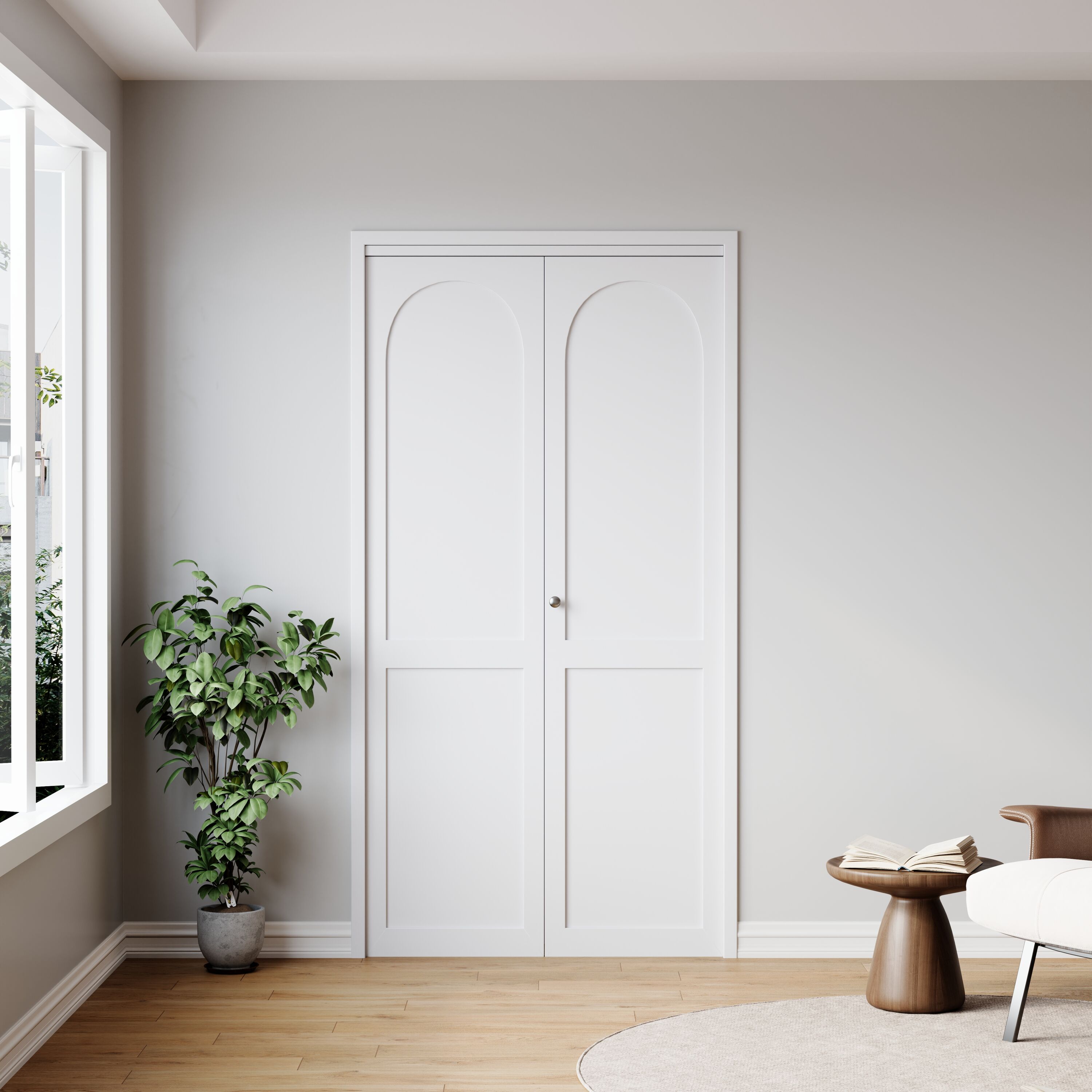 Coast Sequoia JS30+CST30-W Bifold-Sliding-Closet-Doors - View #3