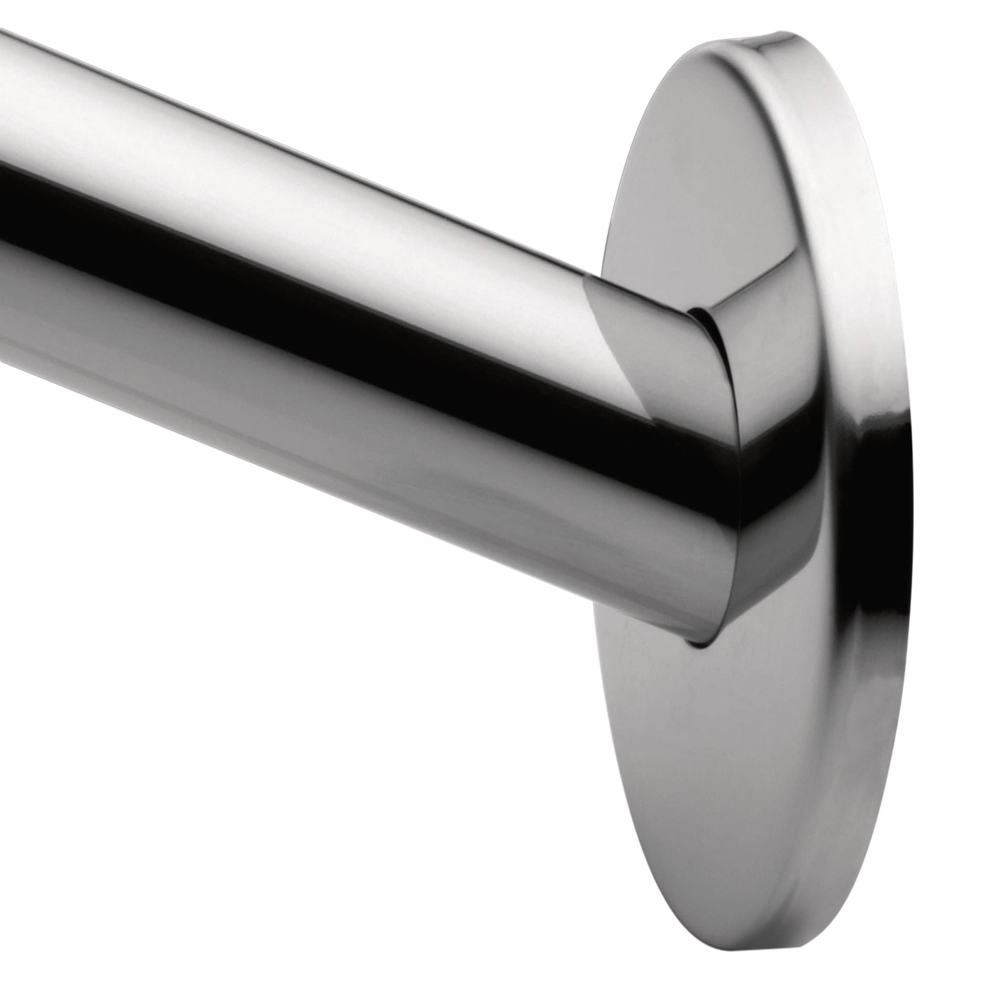 Moen CSR2145CH 58.44-in to 58.44-in Chrome Fixed Single curve Shower Curtain Rod