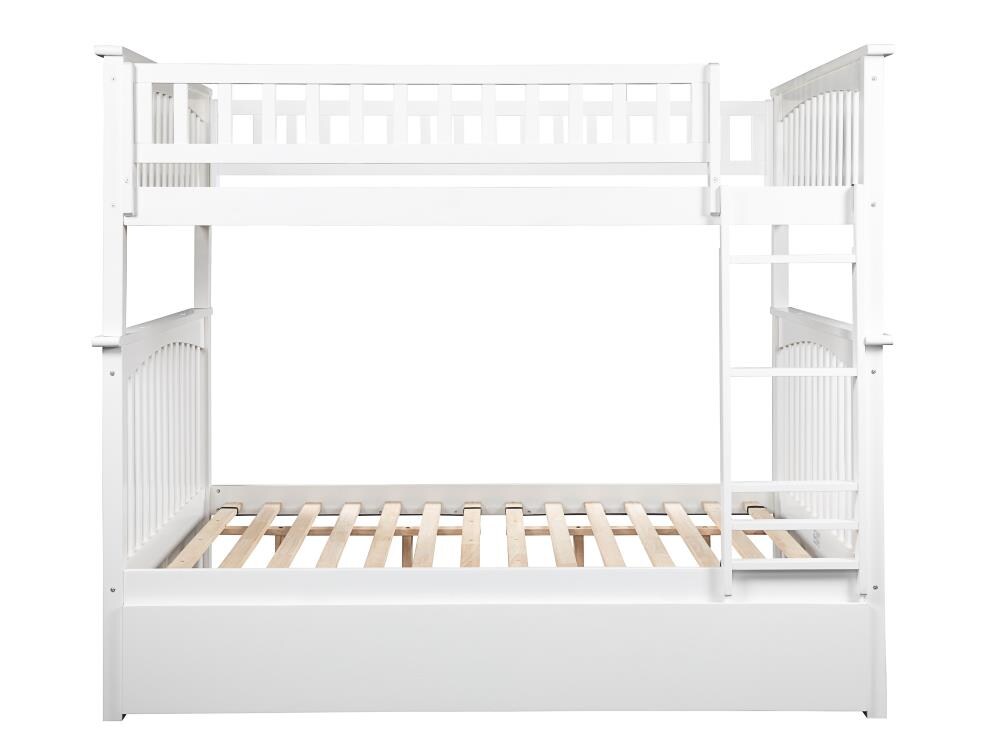 AFI Furnishings Columbia White Full Over Full Bunk Bed in the Bunk Beds ...