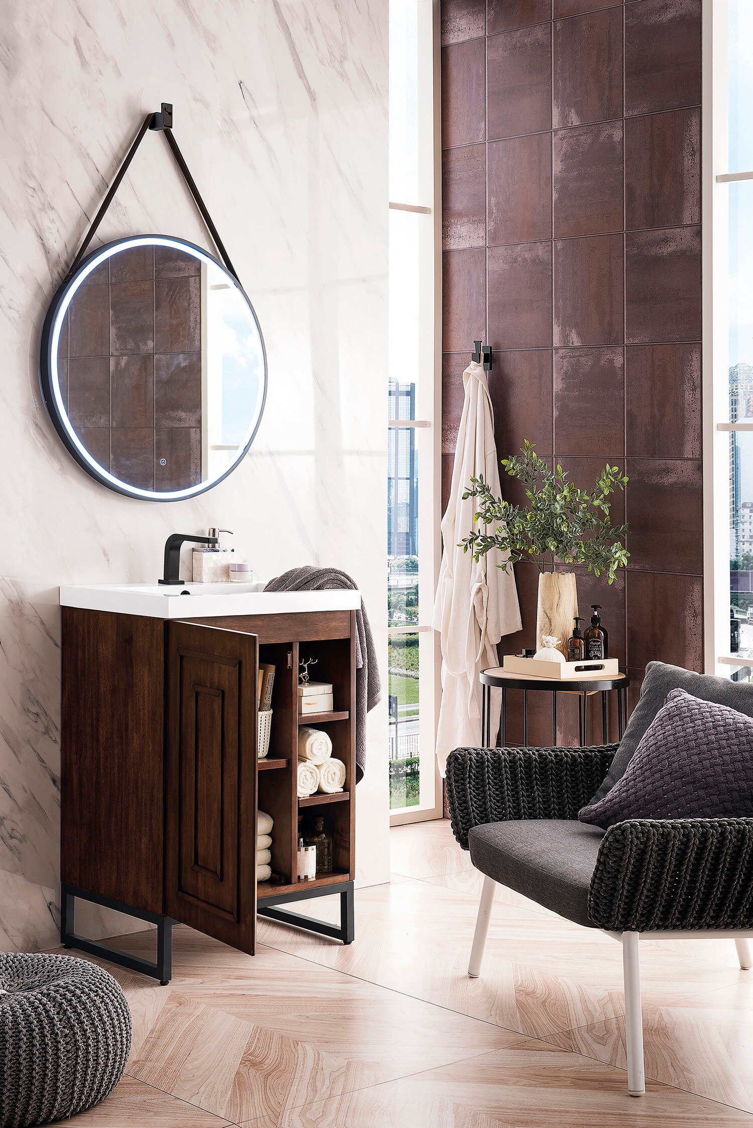 James Martin Vanities E110V24MCAMBKWG Bath-Vanity-Combo - View #4