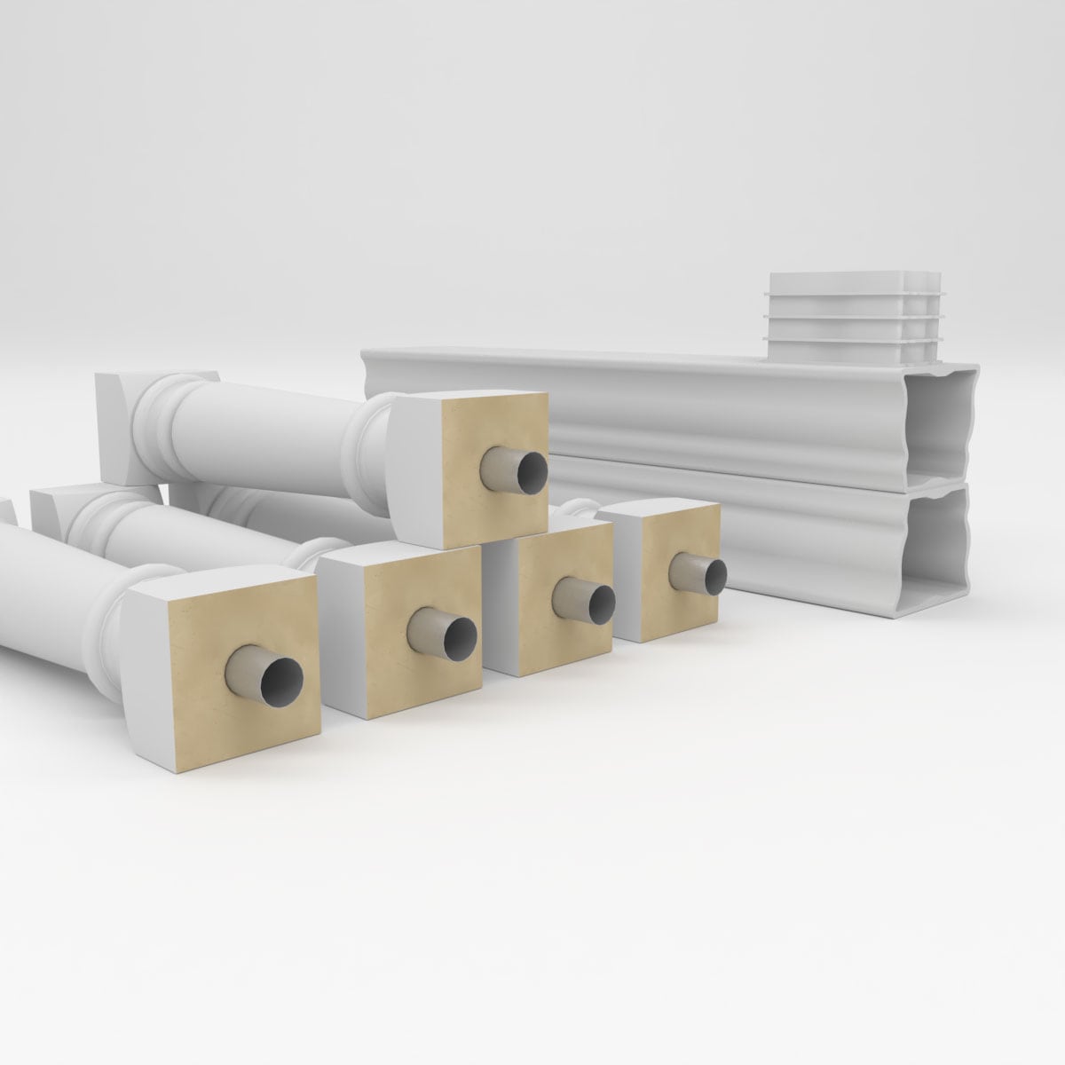 Ekena Millwork BALK38X036WEG railings - View #6