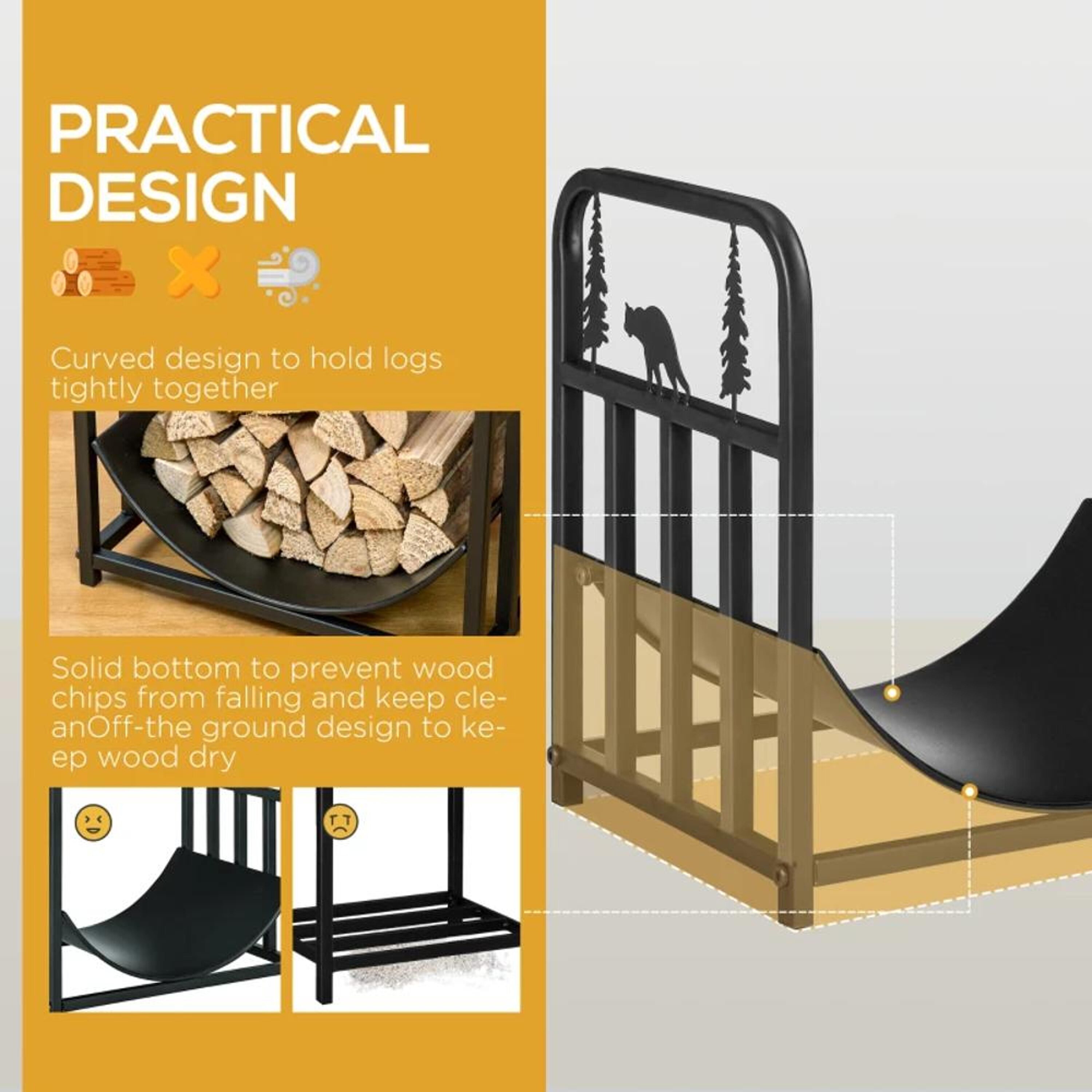 Bayfeve BFAOS-41398-FP Firewood-Storage - View #9