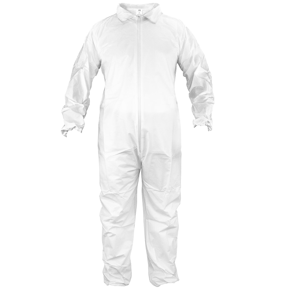 SAS Safety 6954 Adult unisex White Long sleeve Coverall ( Large )