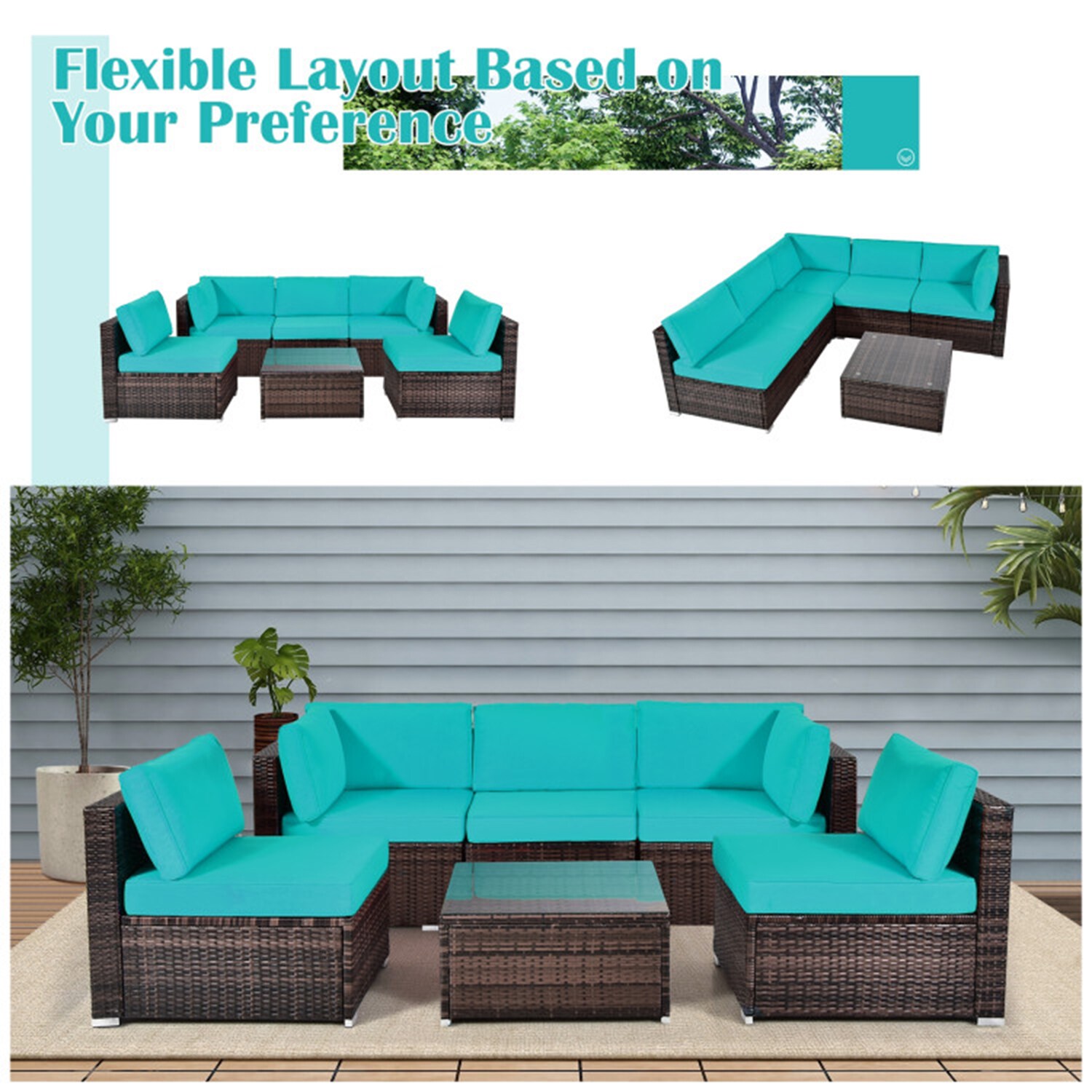 Mondawe MO-LLZG700GY Patio-Sofas-Daybeds - View #4