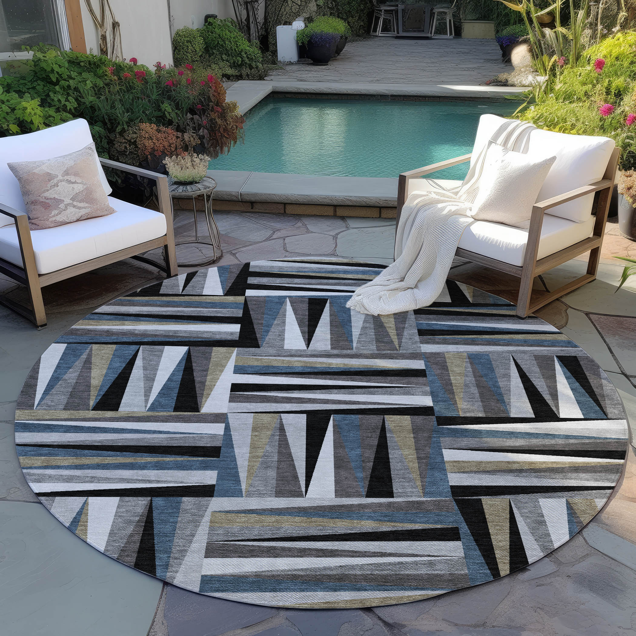 Addison Rugs ACN1012BK8RO rugs - View #7