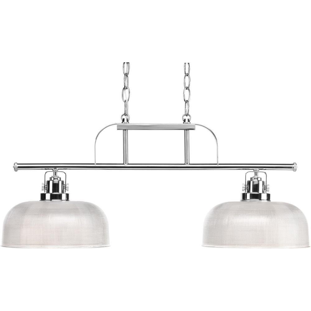 Progress Lighting P4624-15 Archie 2-Light Polished Chrome Transitional Chandelier