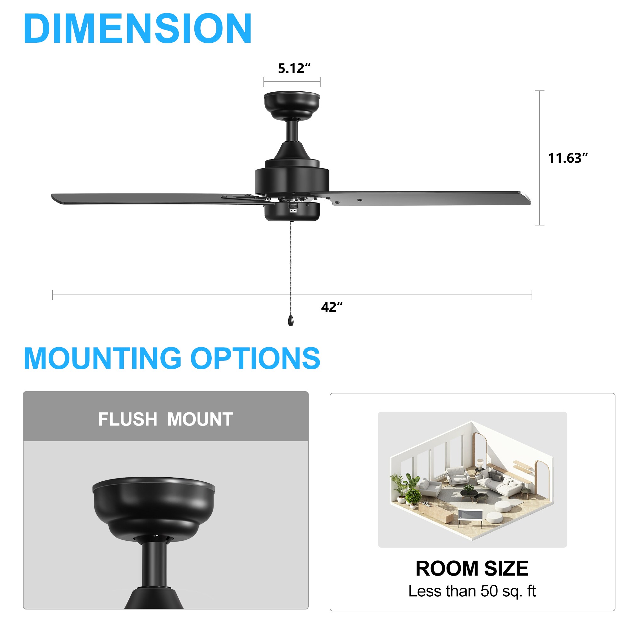 Breezary 25011-AB Ceiling-Fans - View #8
