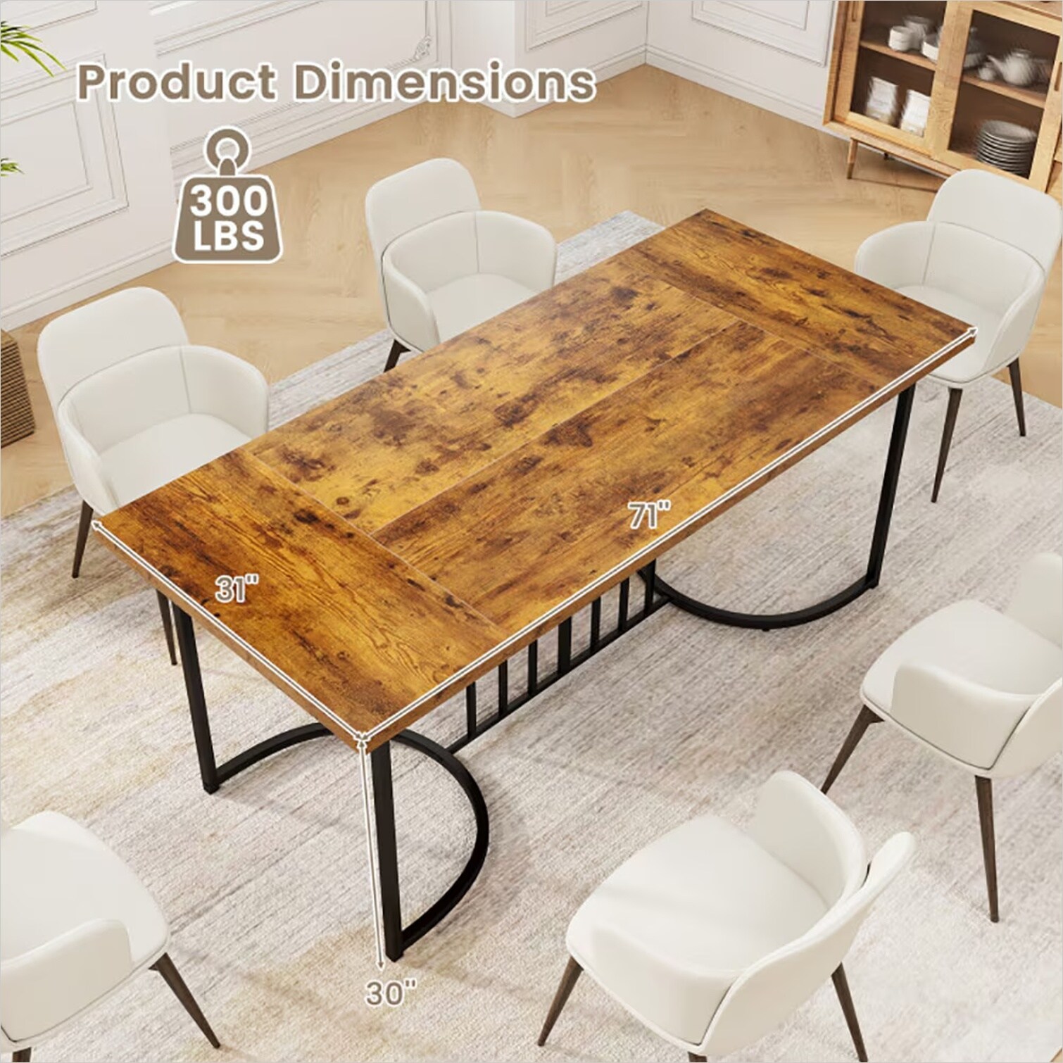 FlowLuxe NXKJ4M9LS58X Dining-Tables - View #7
