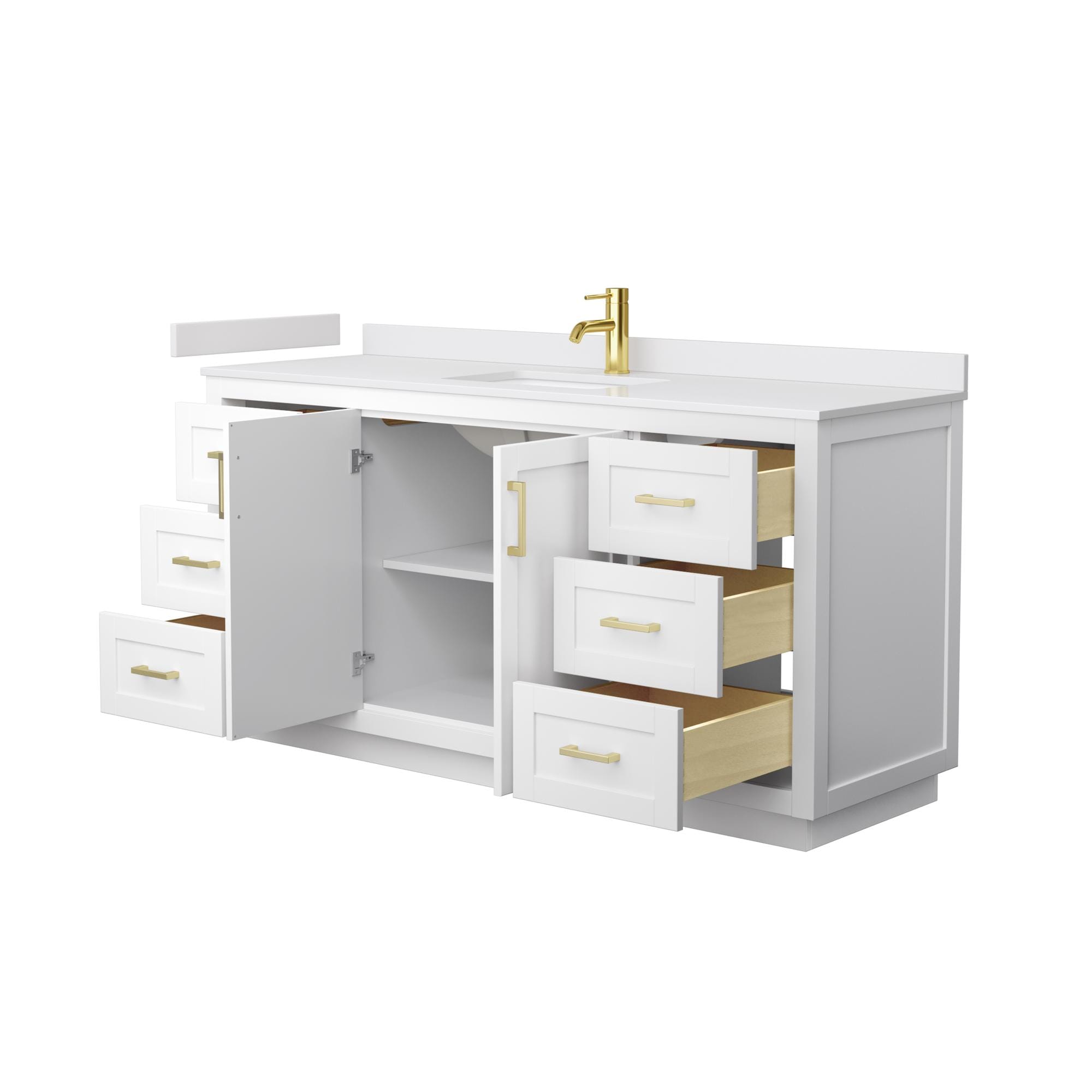 Wyndham Collection WCF292966SWGWCUNSMXX Bath-Vanity-Combo - View #3