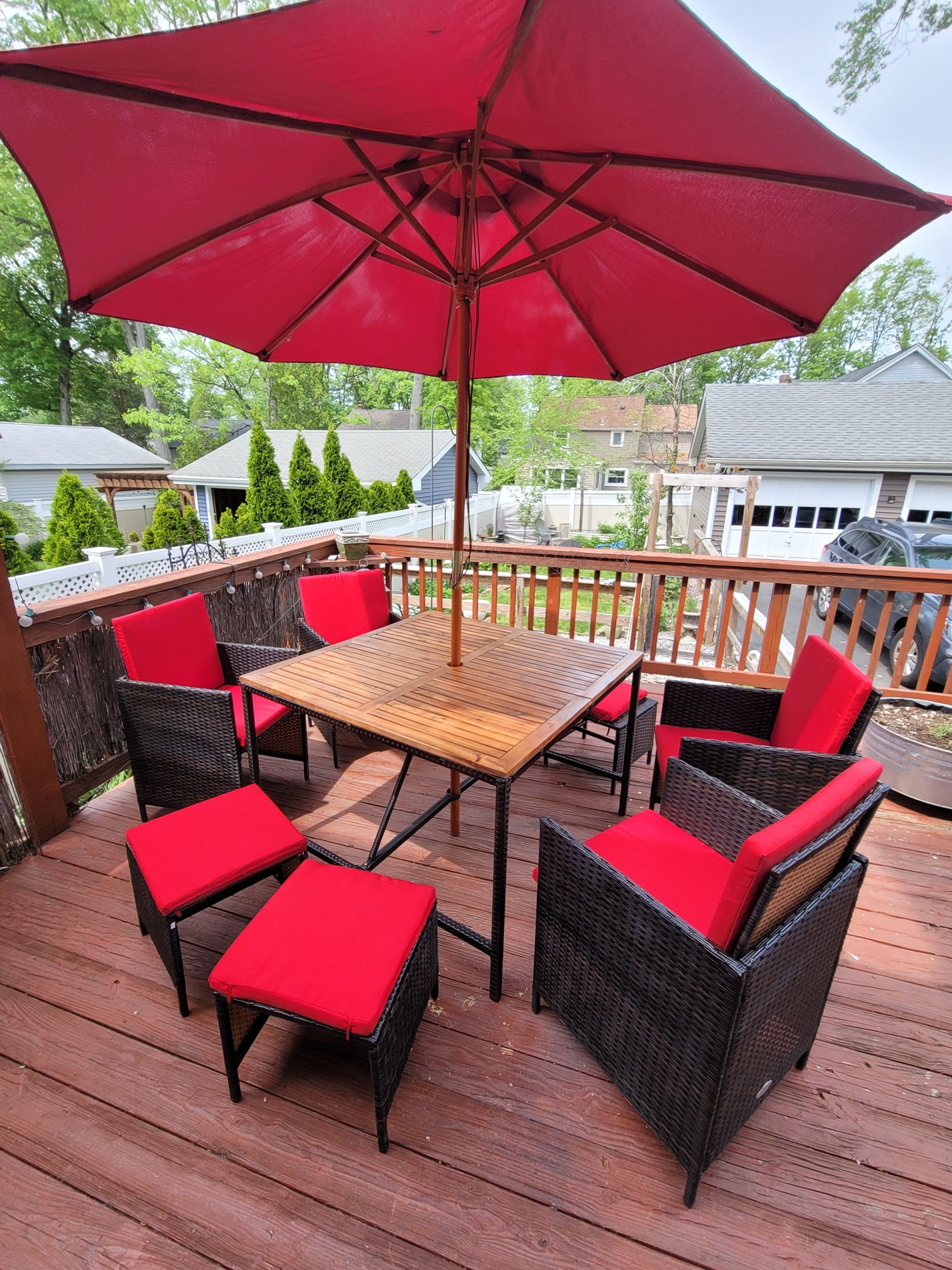 Forclover CRF-7PS0009BR Patio-Dining-Sets - View #13