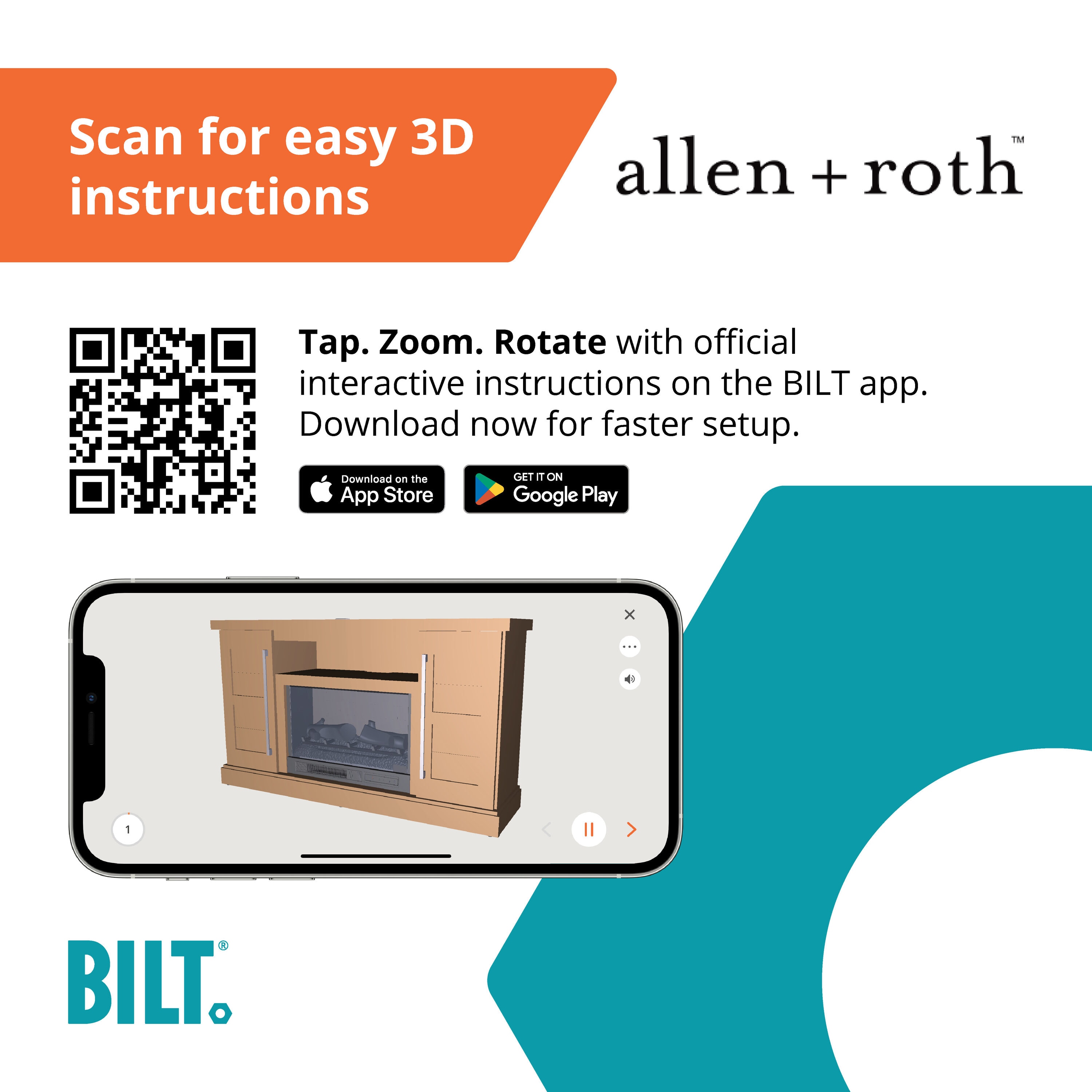 allen + roth LWFP58-7 Electric-Fireplaces - View #12