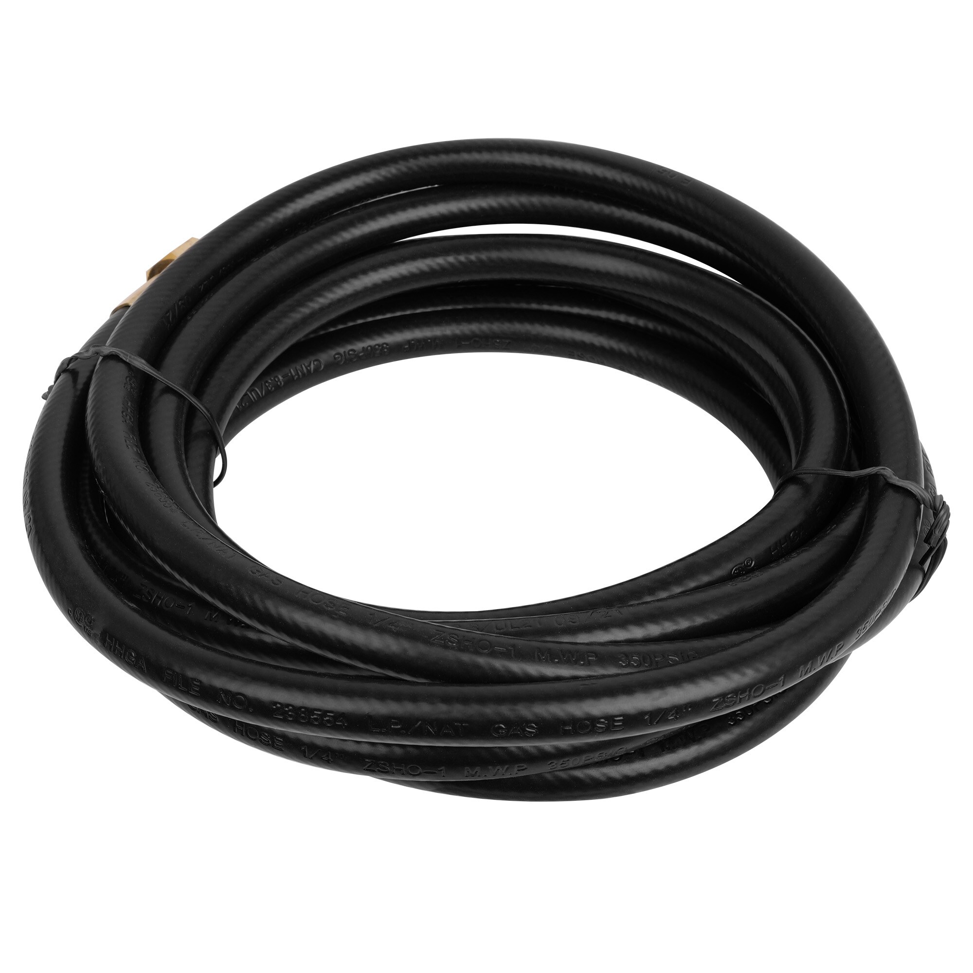 Empava 15-ft Low Pressure 350PSI Max 3/8-in Rubber Propane Hose in the  Propane Tanks & Accessories department at