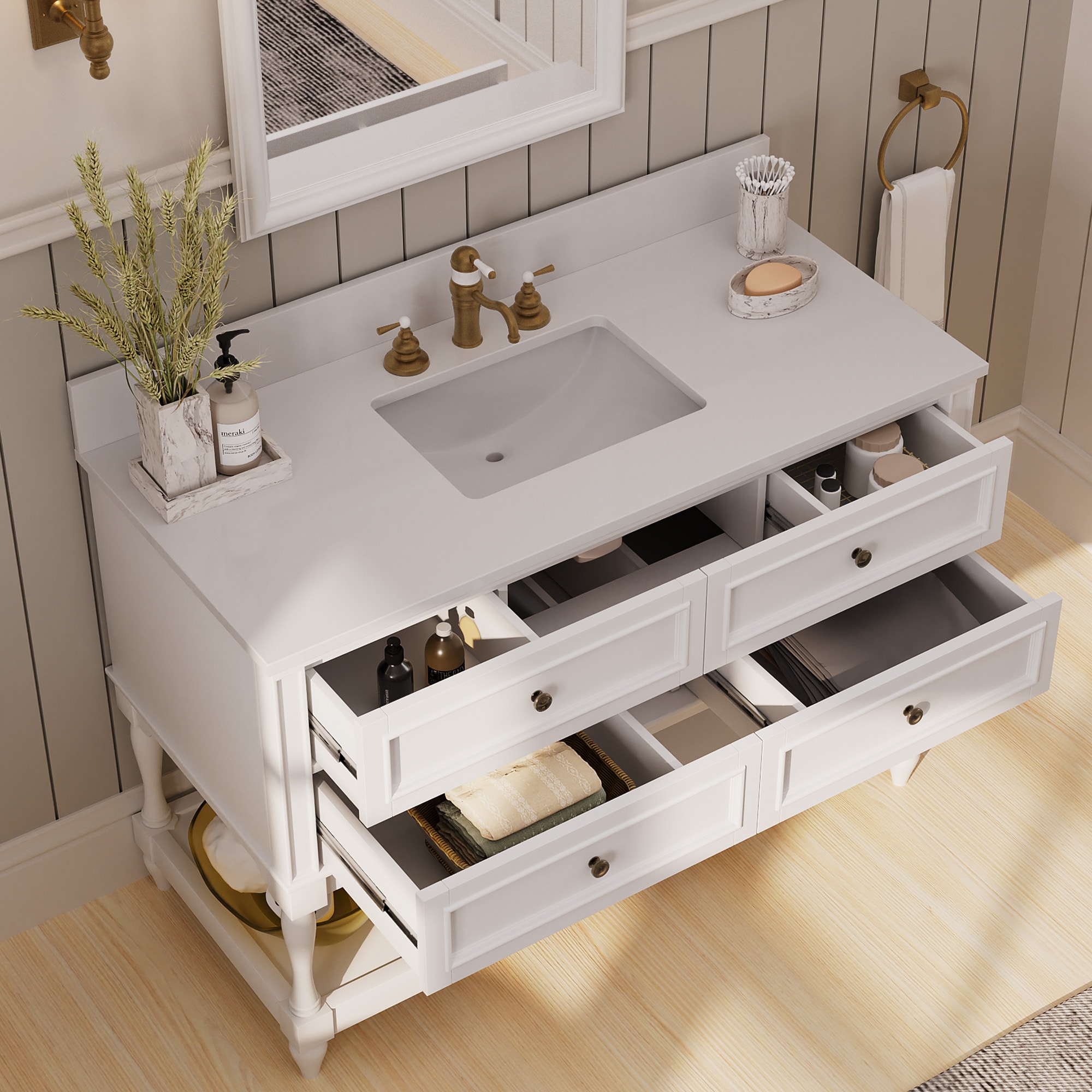 VOUA SAF-LSB-BE Bath-Vanity-Combo - View #3