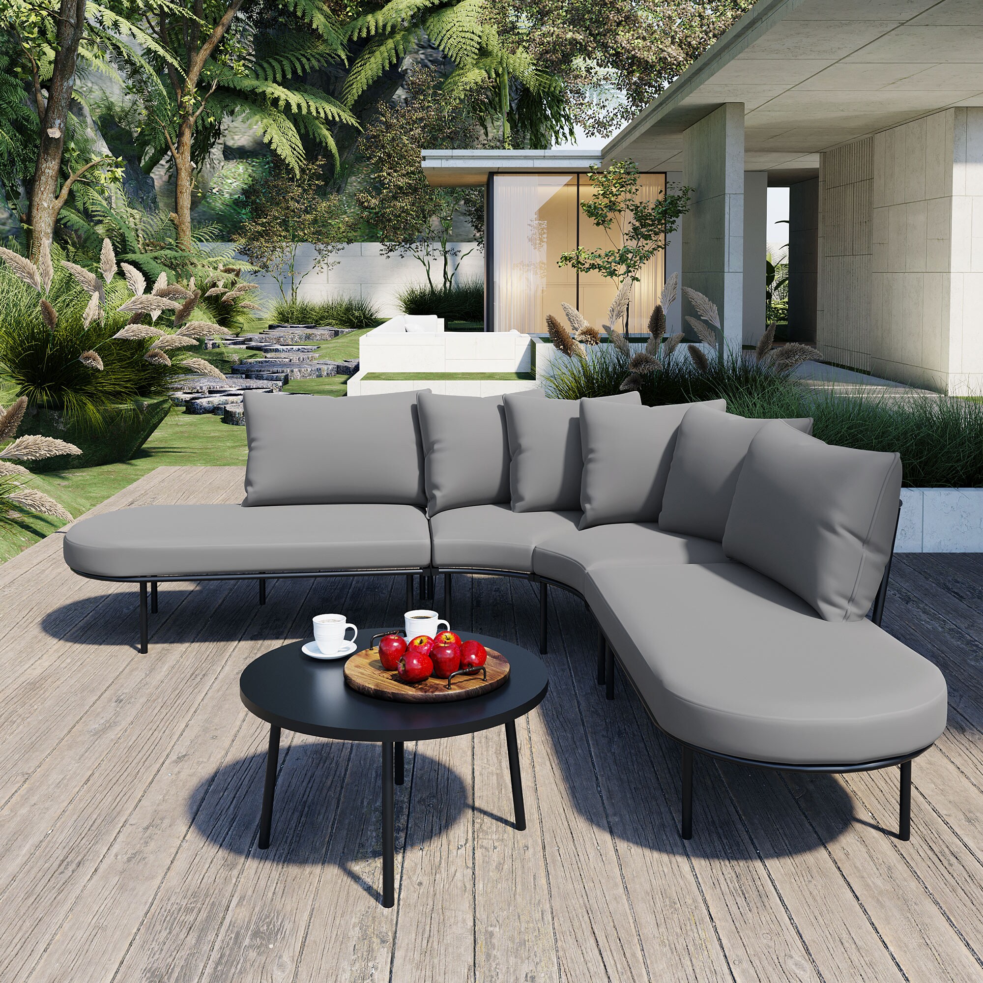 SINOFURN SYA38081GY Patio-Sofas-Daybeds - View #7