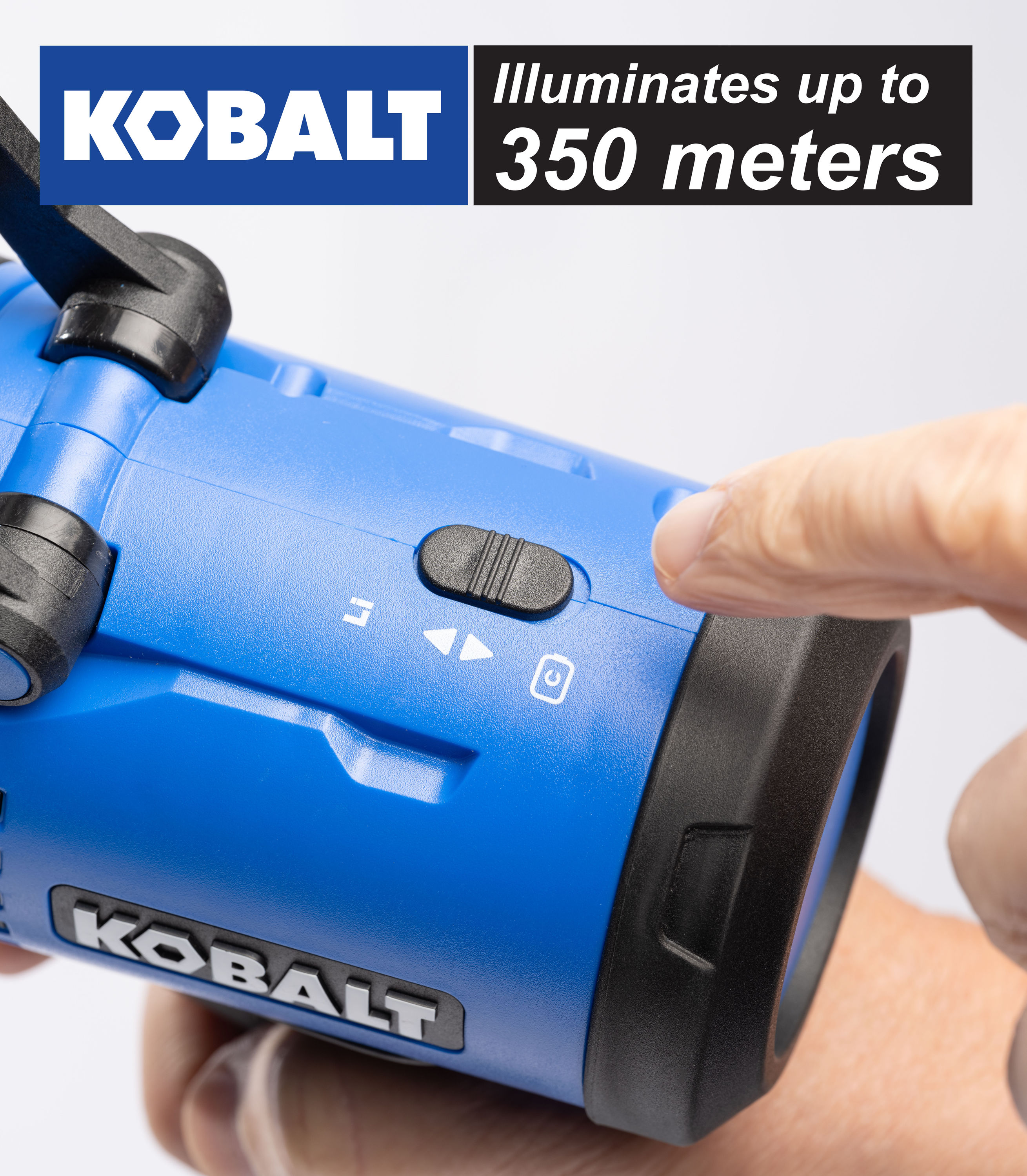 Kobalt 1200-Lumen Modes LED Rechargeable Spotlight Flashlight in the  Flashlights department at
