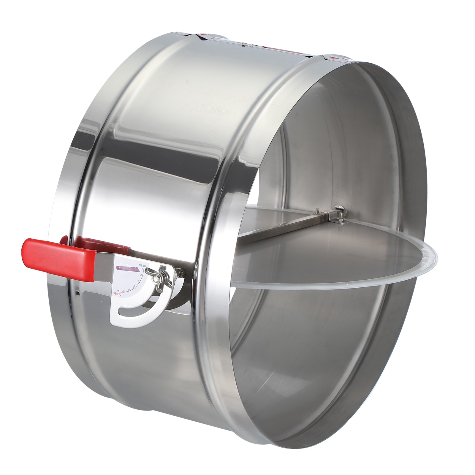 Duct Manual Volume Backdraft Damper, 4 Inch, Airflow Ducting Branch Vent Damper Air Control Valve, Adjustment Handle Stainless Steel, For HVAC - View #5