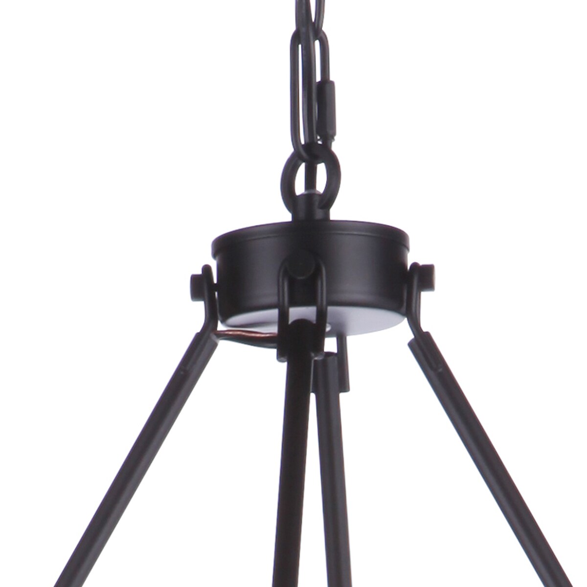 Larrson 14-Light Flat Black Iron Candle Chandelier