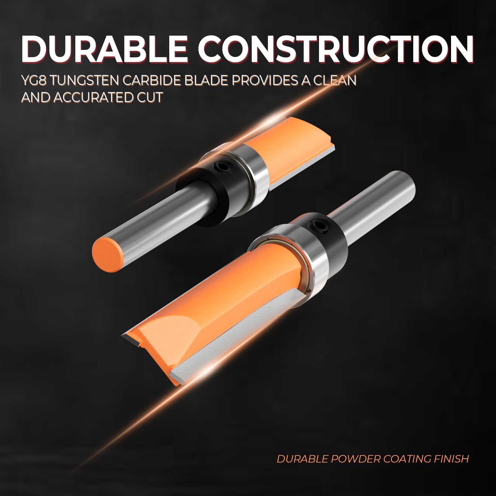 SenQWFa LDC0820C215 Trimming-Cutout-Router-Bits - View #7