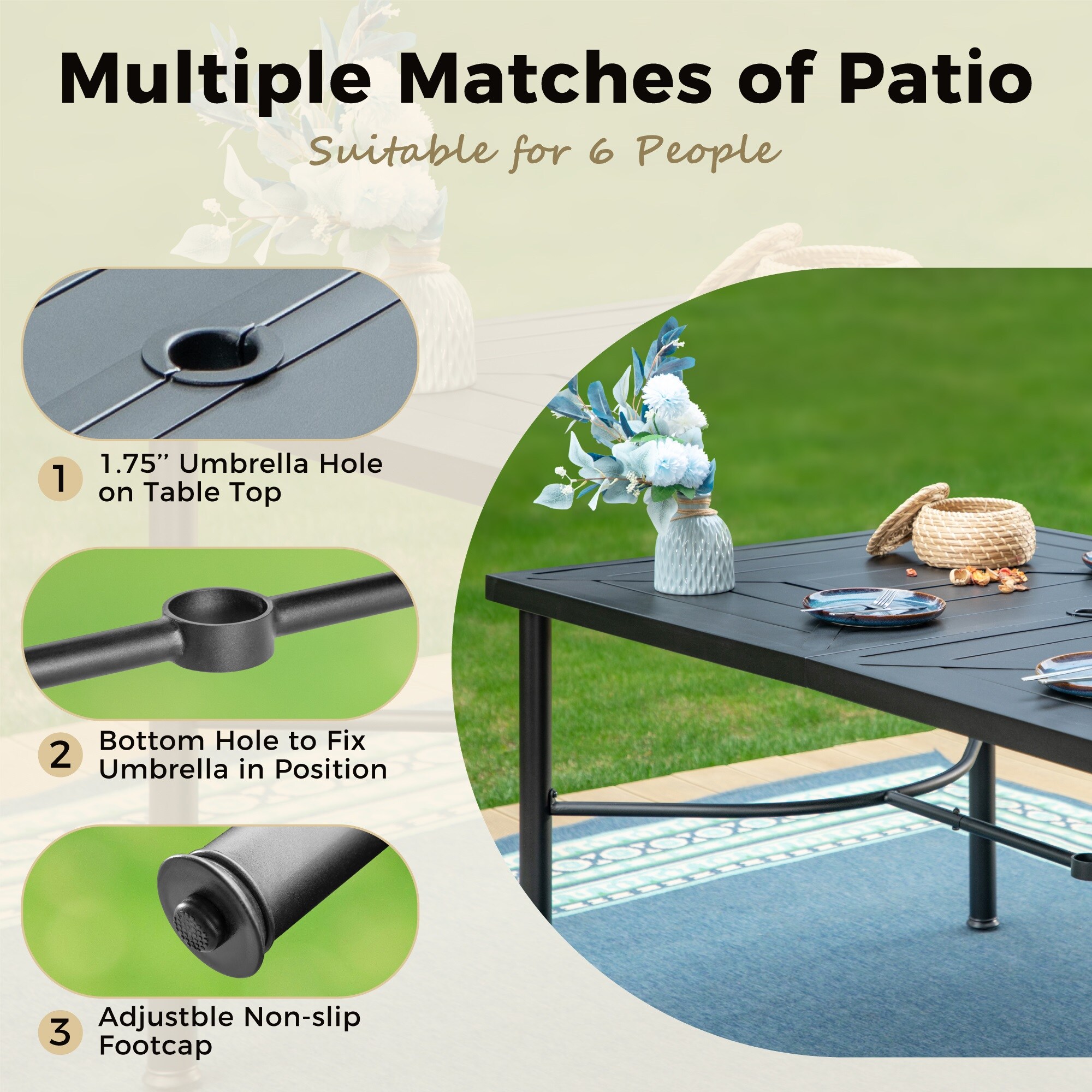 Sunshine Valley S7-321E-410 Patio-Dining-Sets - View #10