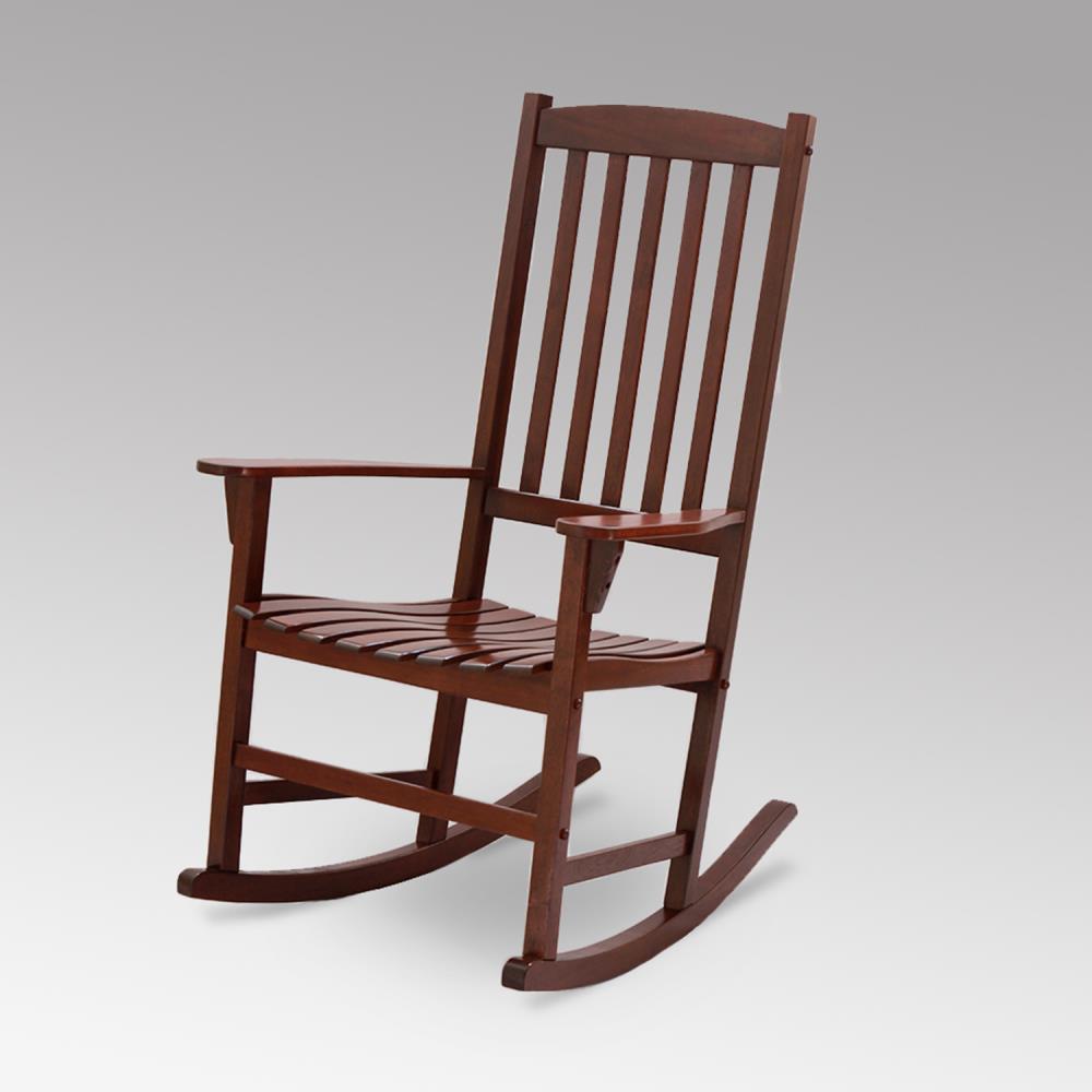 Cambridge Casual Thames Brown Mahogany Frame Rocking Chair(s) with Slat