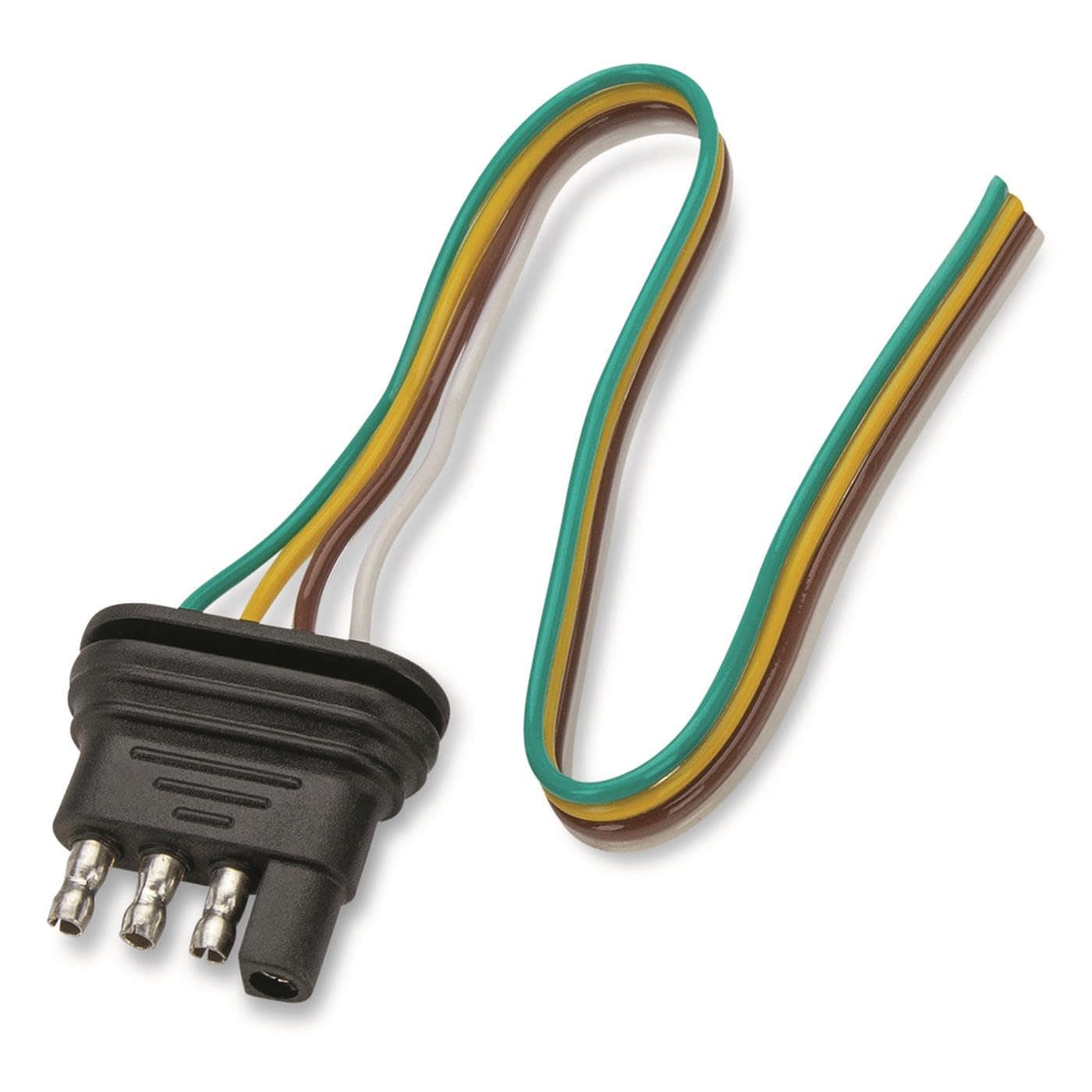 Winston TOWSMART 12 in. 4-Way Flat Trailer Wiring Connector with 18 ...