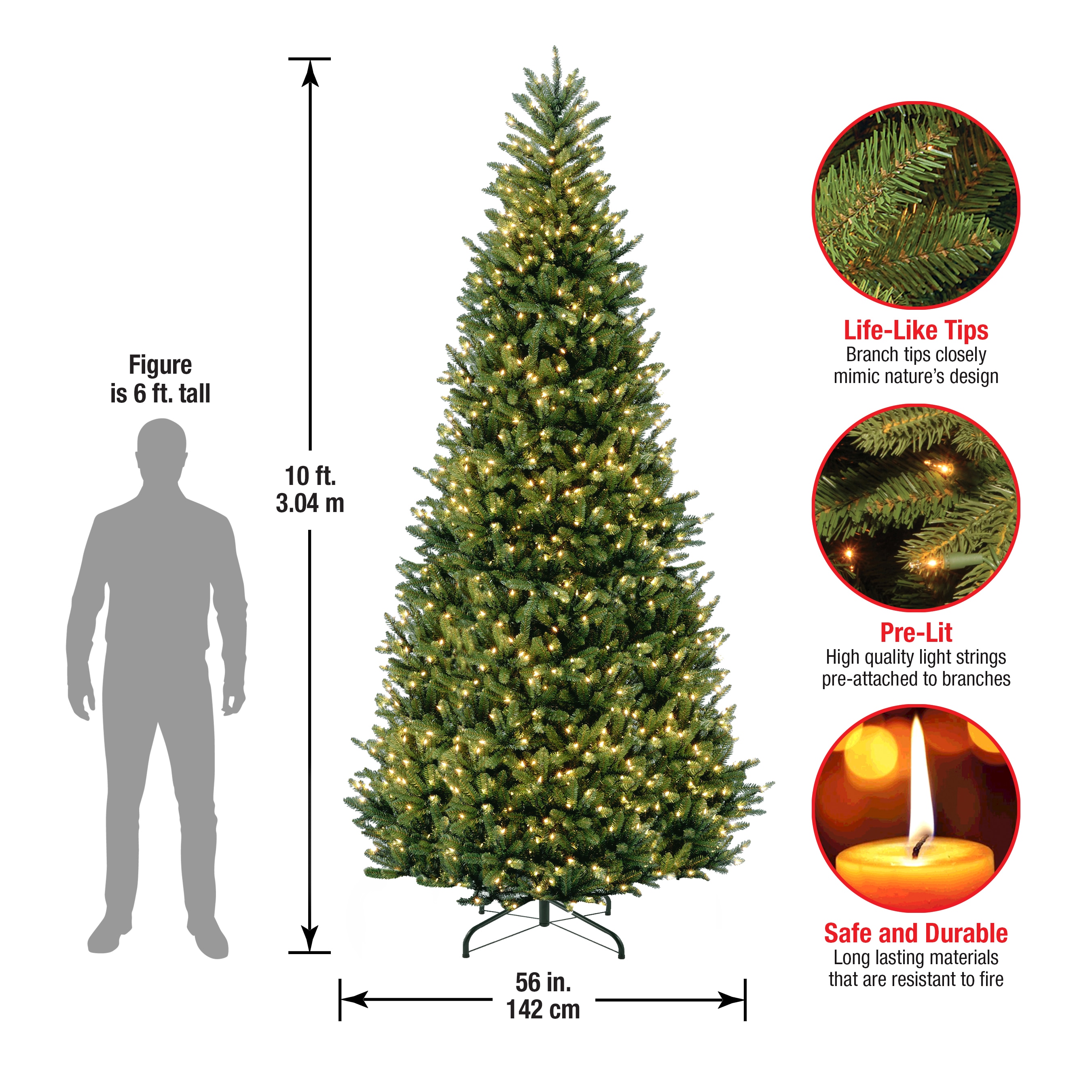 National Tree Company Artificial Tree Artificial Christmas Tree in the ...