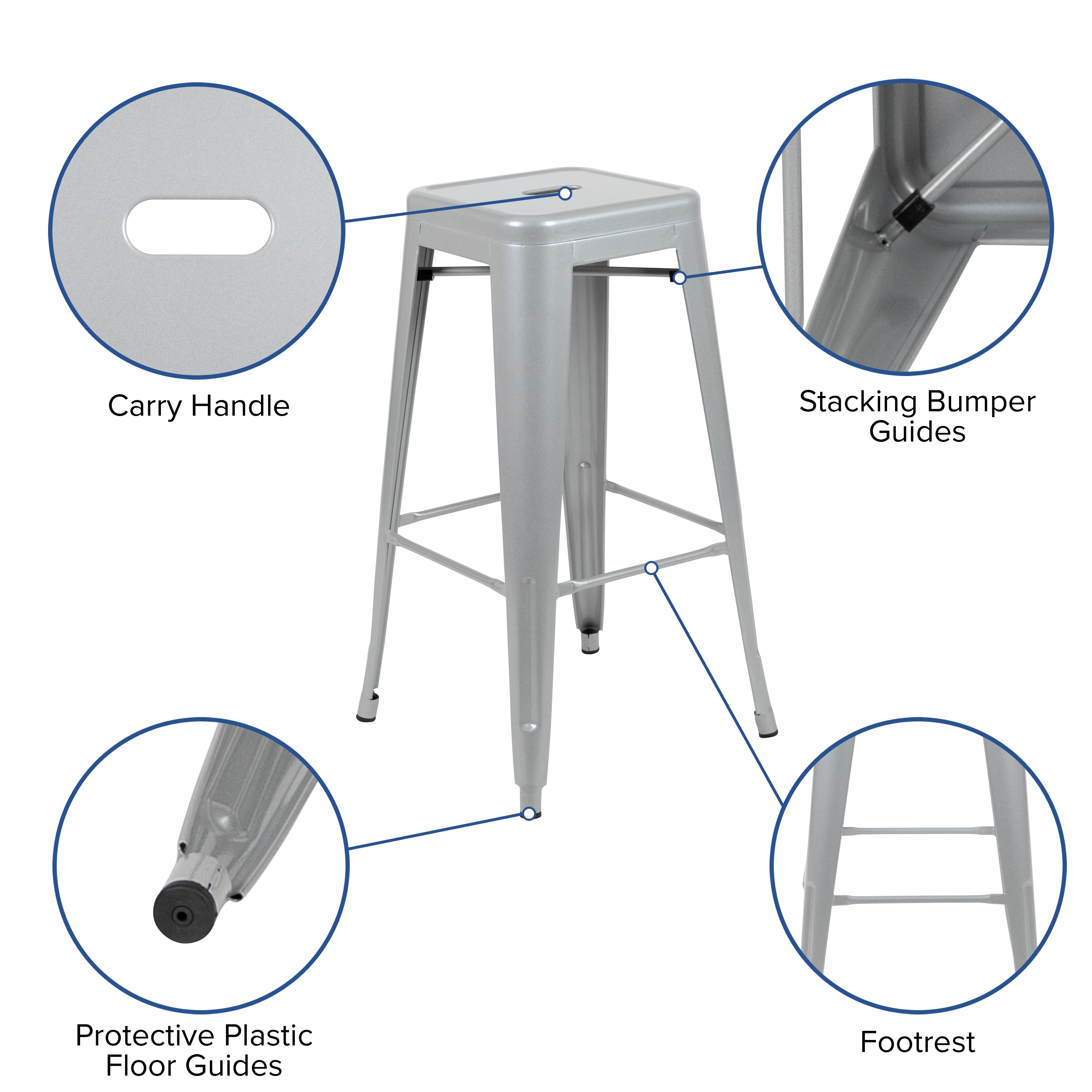 Emma + Oliver 889142942948 stools - View #4