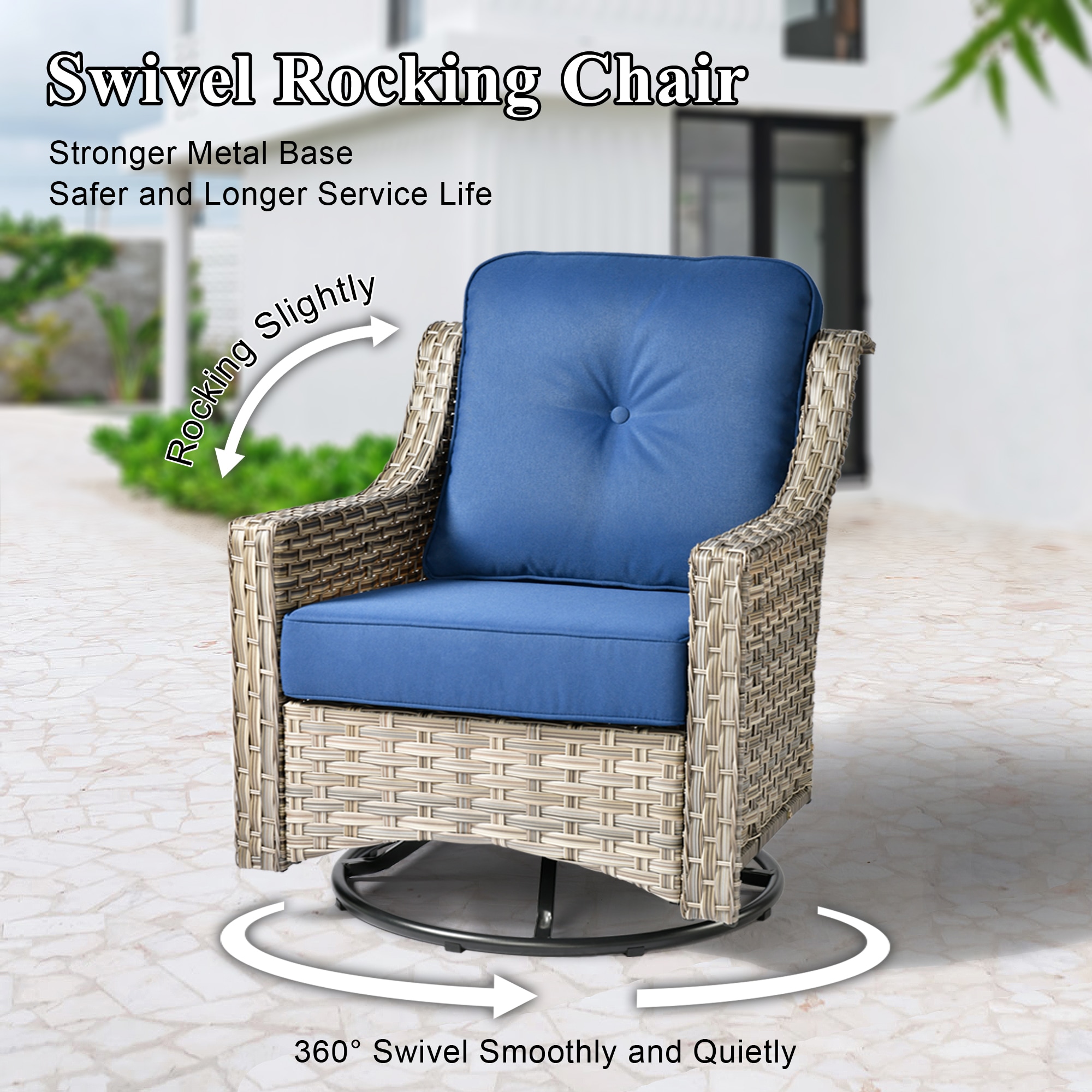 weaxty HMBCFP-YZPAD7072 Patio-Conversation-Sets - View #4