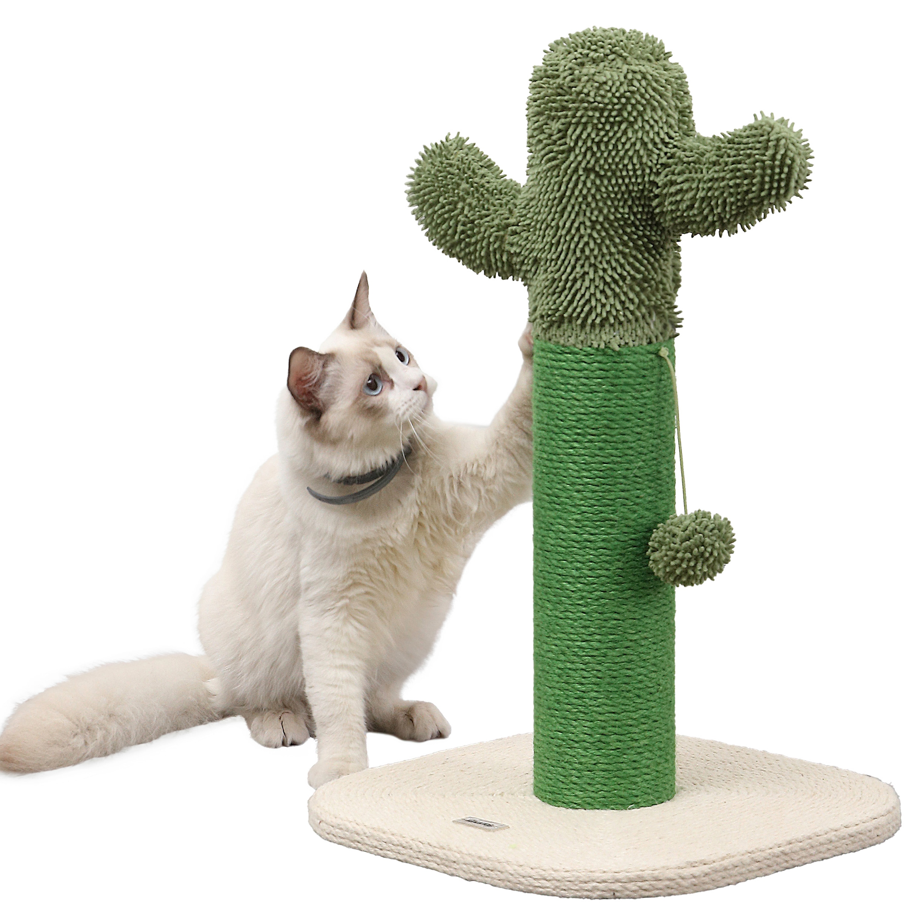 The Licker Store CTR1000A 21-in x 13.75-in Green Cat Tree