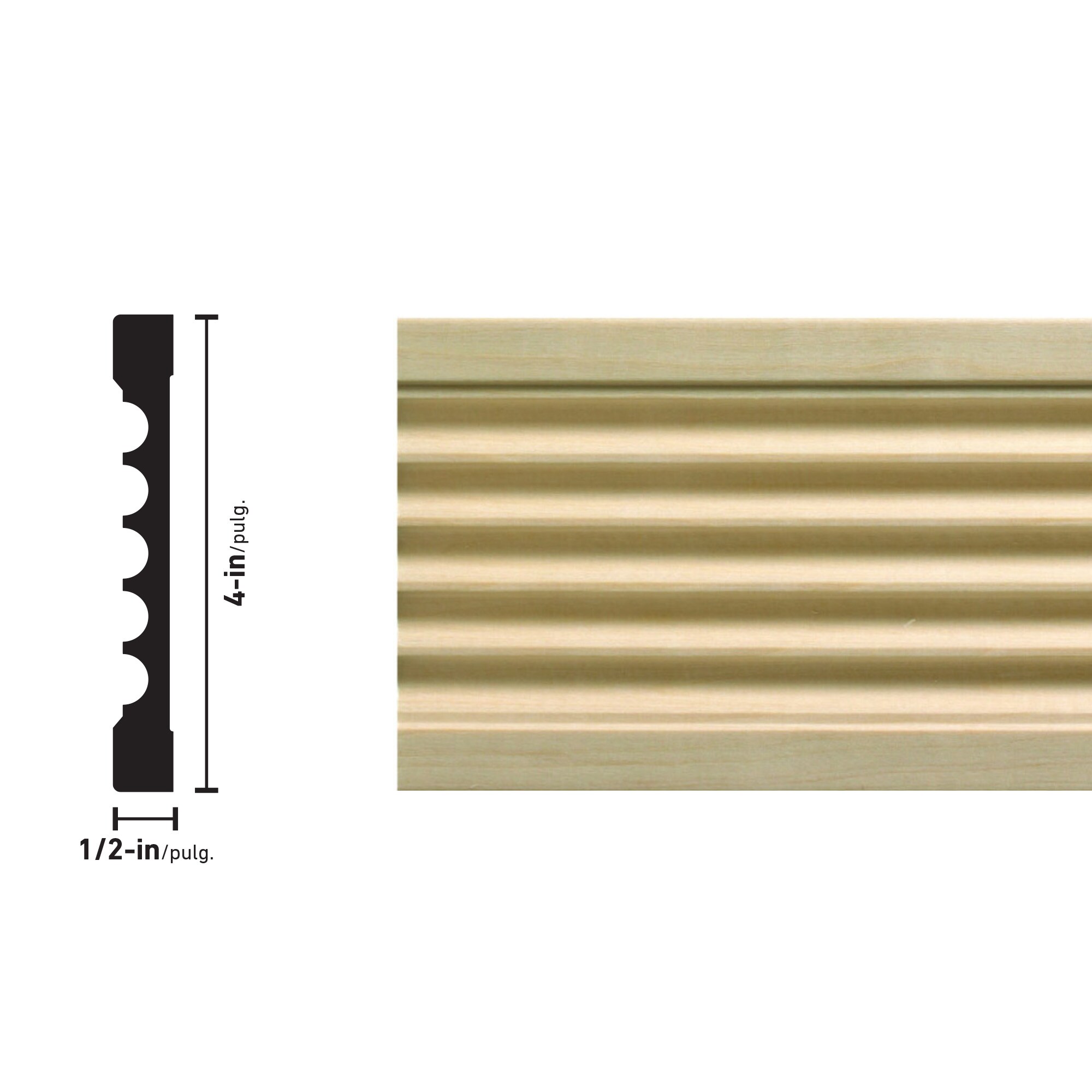 Ornamental Mouldings 1644-7FTWHW Window-Door-Casings - View #4