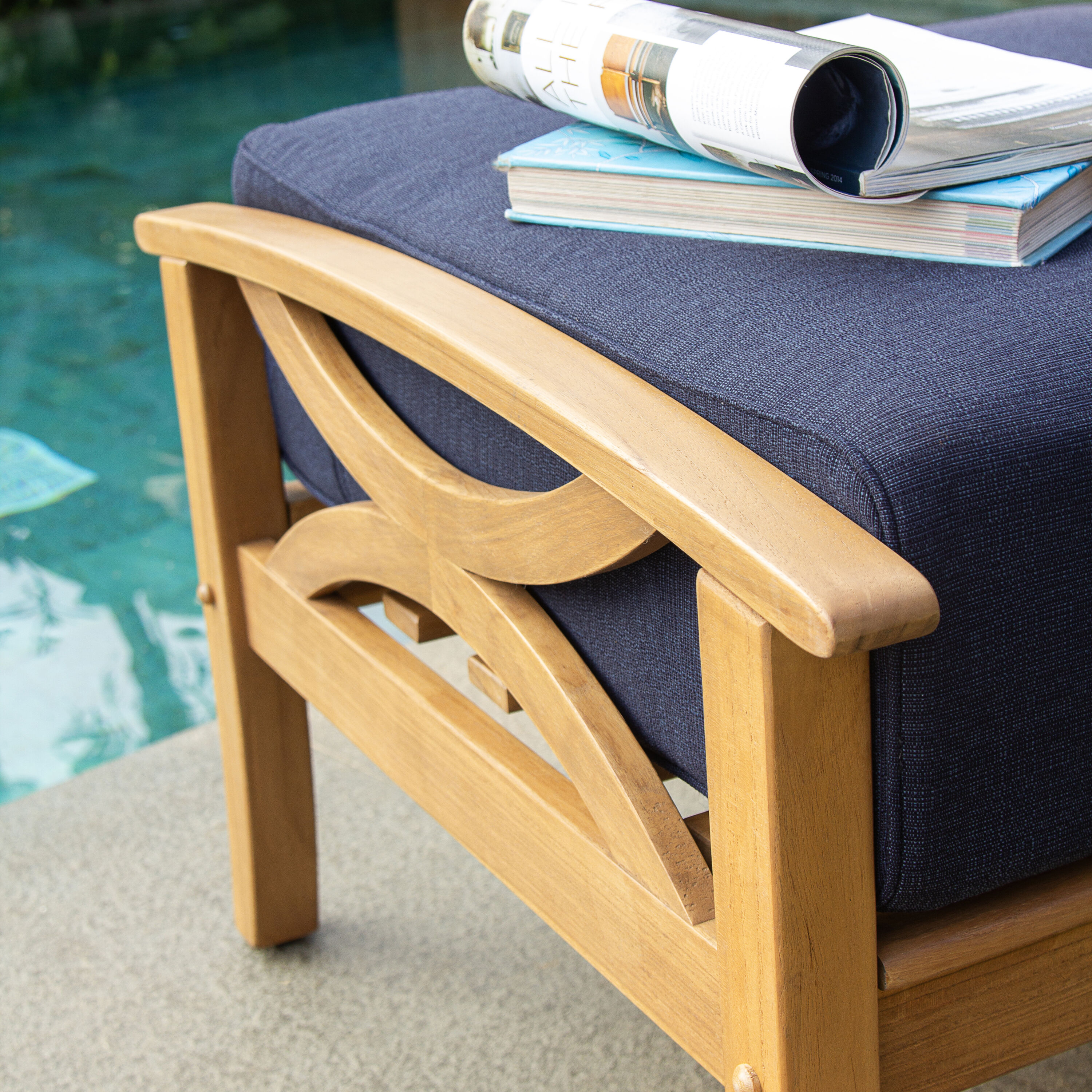Cambridge Casual 280359-TW-XX-NV-XX Stools-Ottomans - View #4