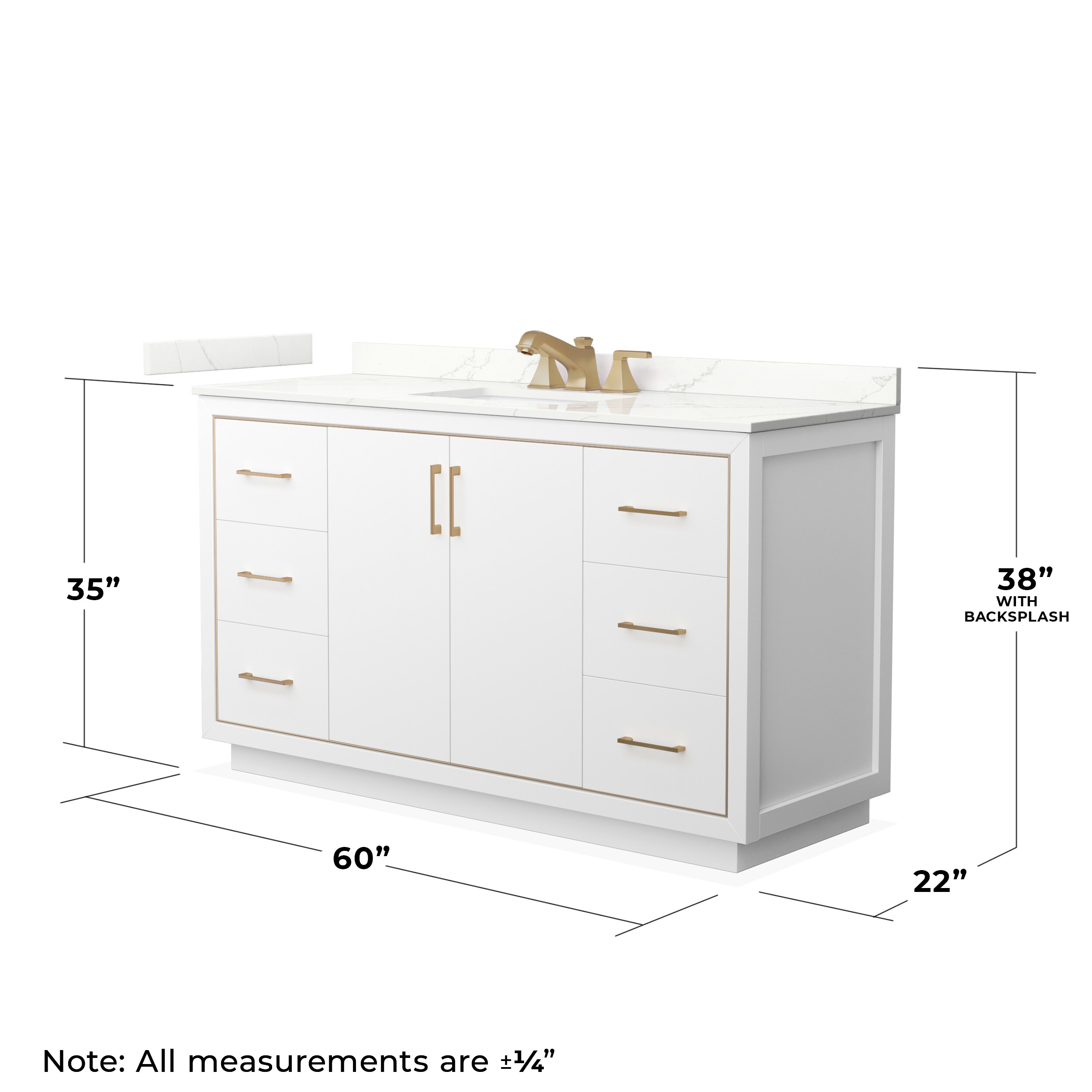 Wyndham Collection WCF111160SWZGTUS3MXX Bath-Vanity-Combo - View #6