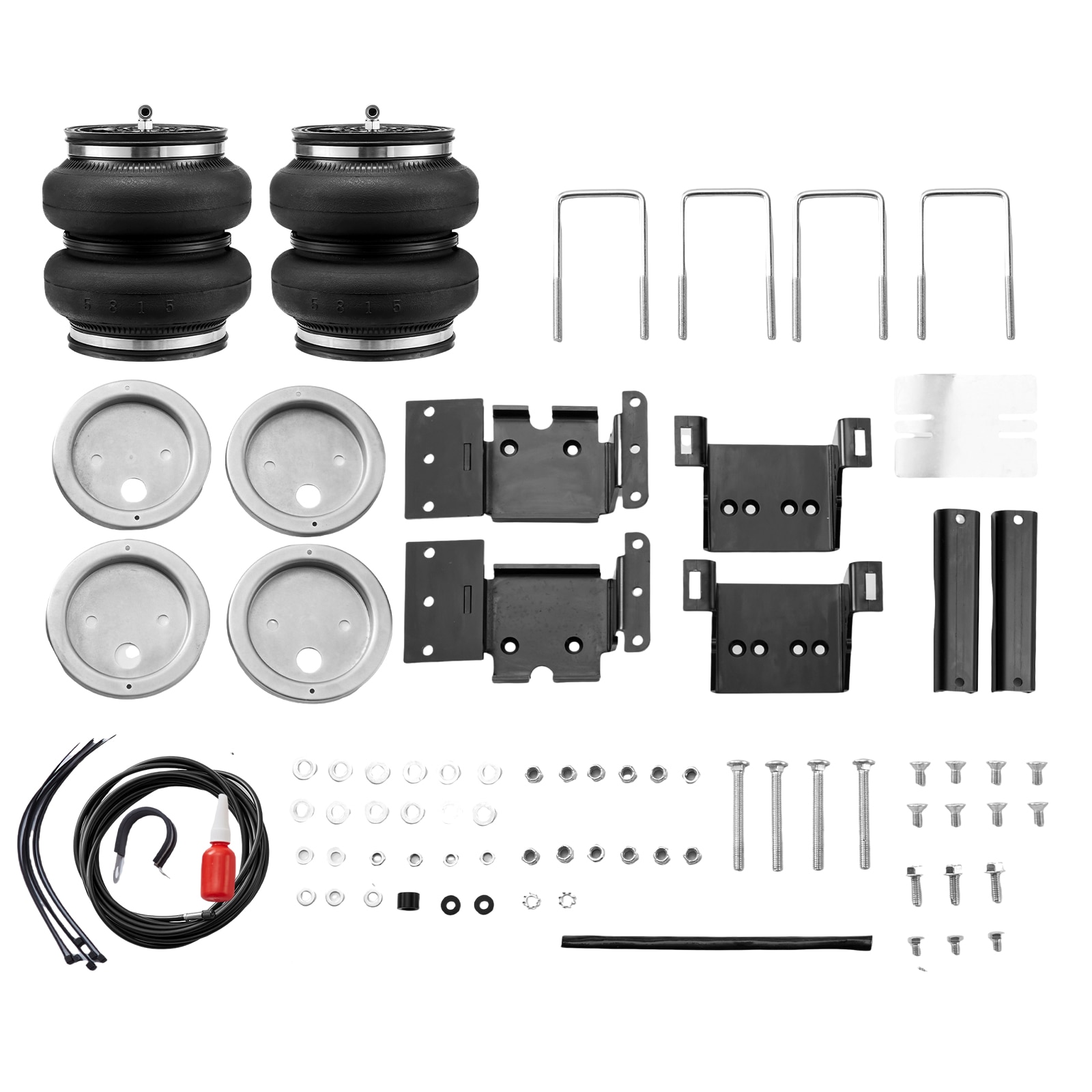 SVOPES SVOPESAQQNXJT07786V0 Air Bag Suspension Kit. Compatible with 2011-2019 Chevy Silverado 2500/3500hd and Gmc Sierra 2500/3500hd 4wd Rwd. 5000-lb 5-100 Psi For Stable Ride