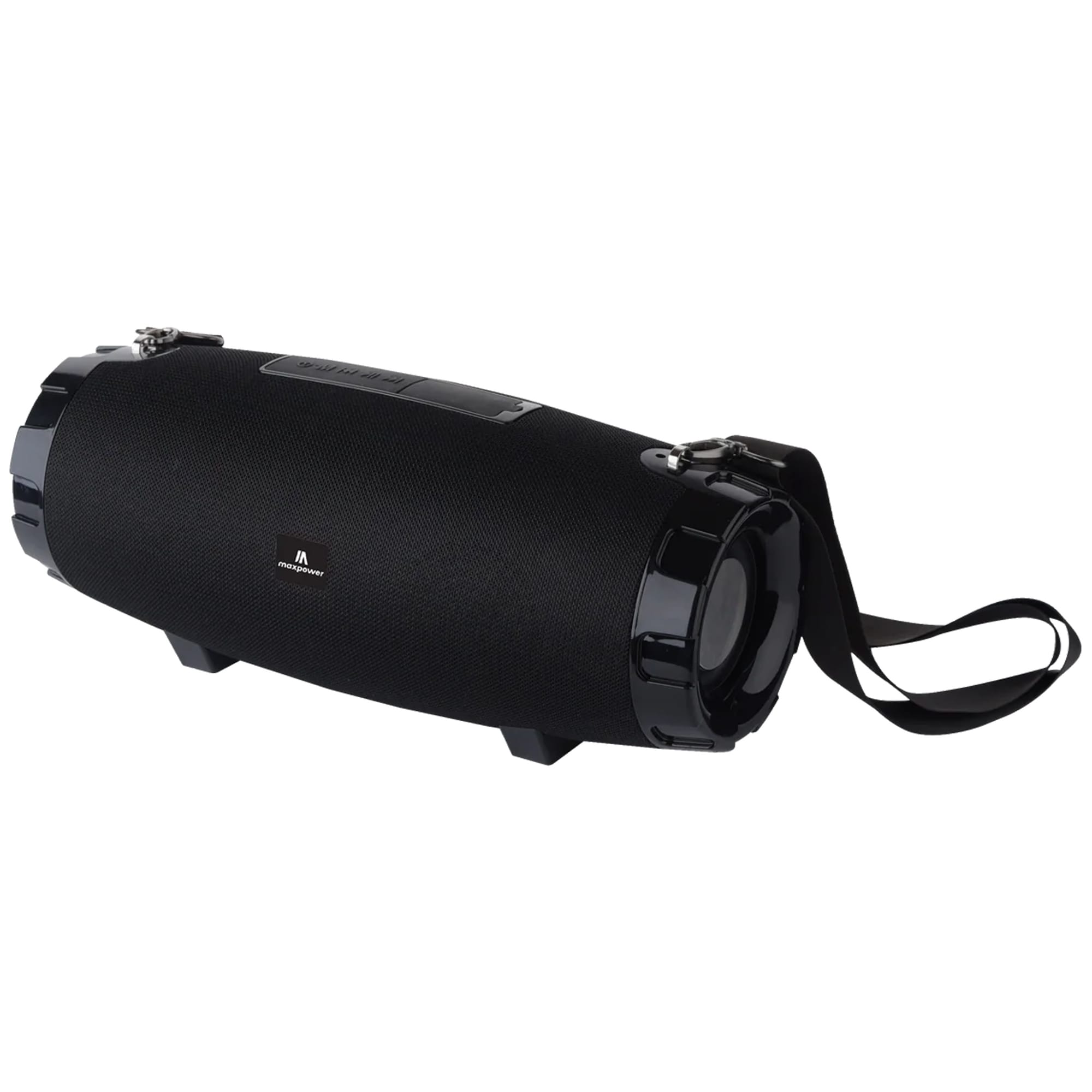 Max Power  MPD526 Cyclone 2.0 Rechargeable Bluetooth Speaker Carry Strap Black