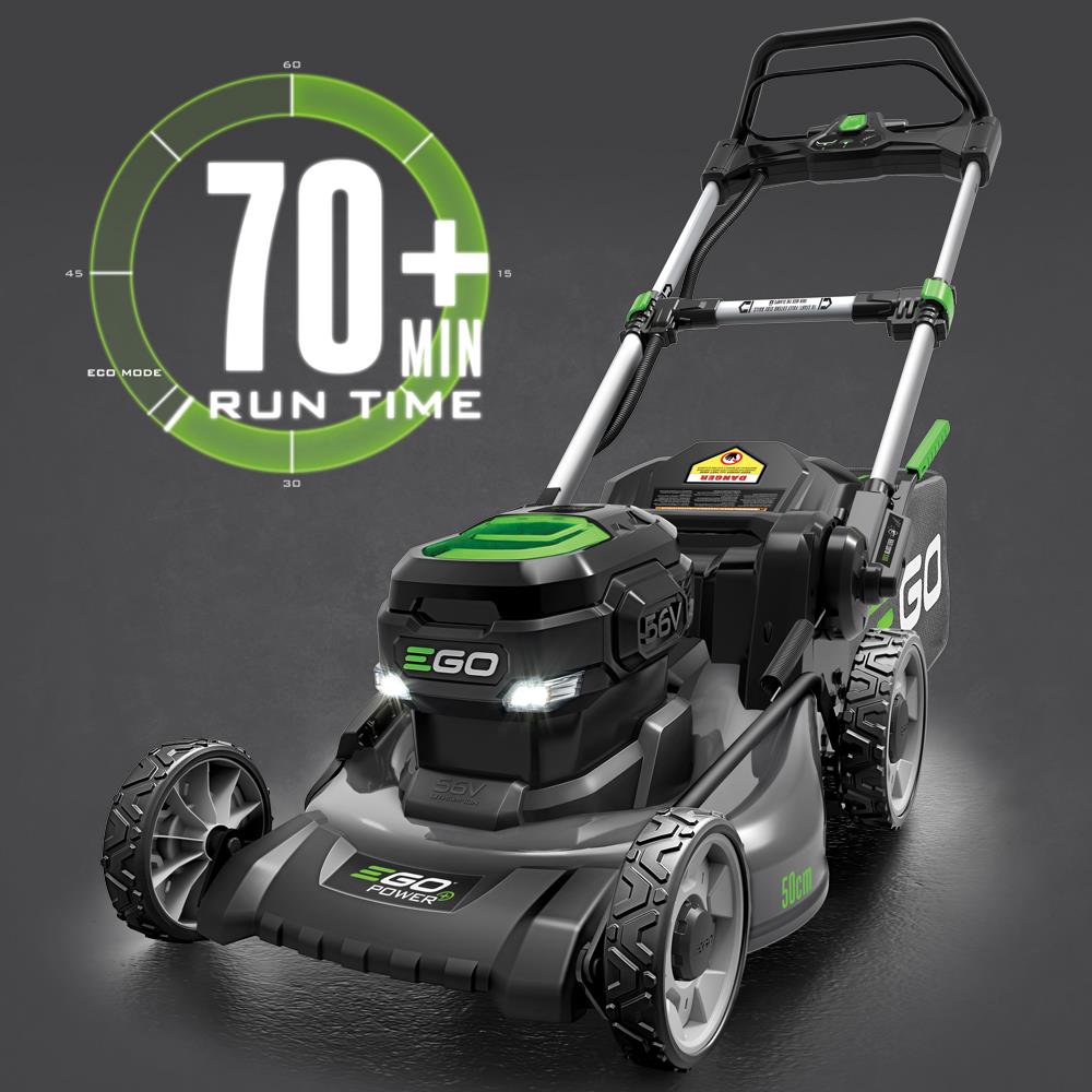 EGO POWER+ 56-volt 20-in Cordless Self-propelled Lawn Mower 7.5 Ah  (1-Battery and Charger Included) in the Cordless Electric Push Lawn Mowers  department at