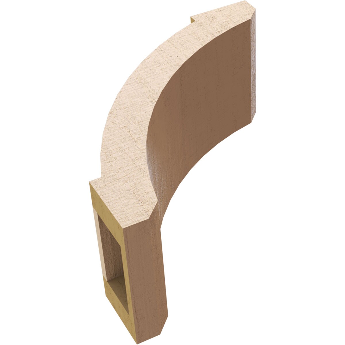 Ekena Millwork BRCUR05X10X10LFTRCPR braces - View #7