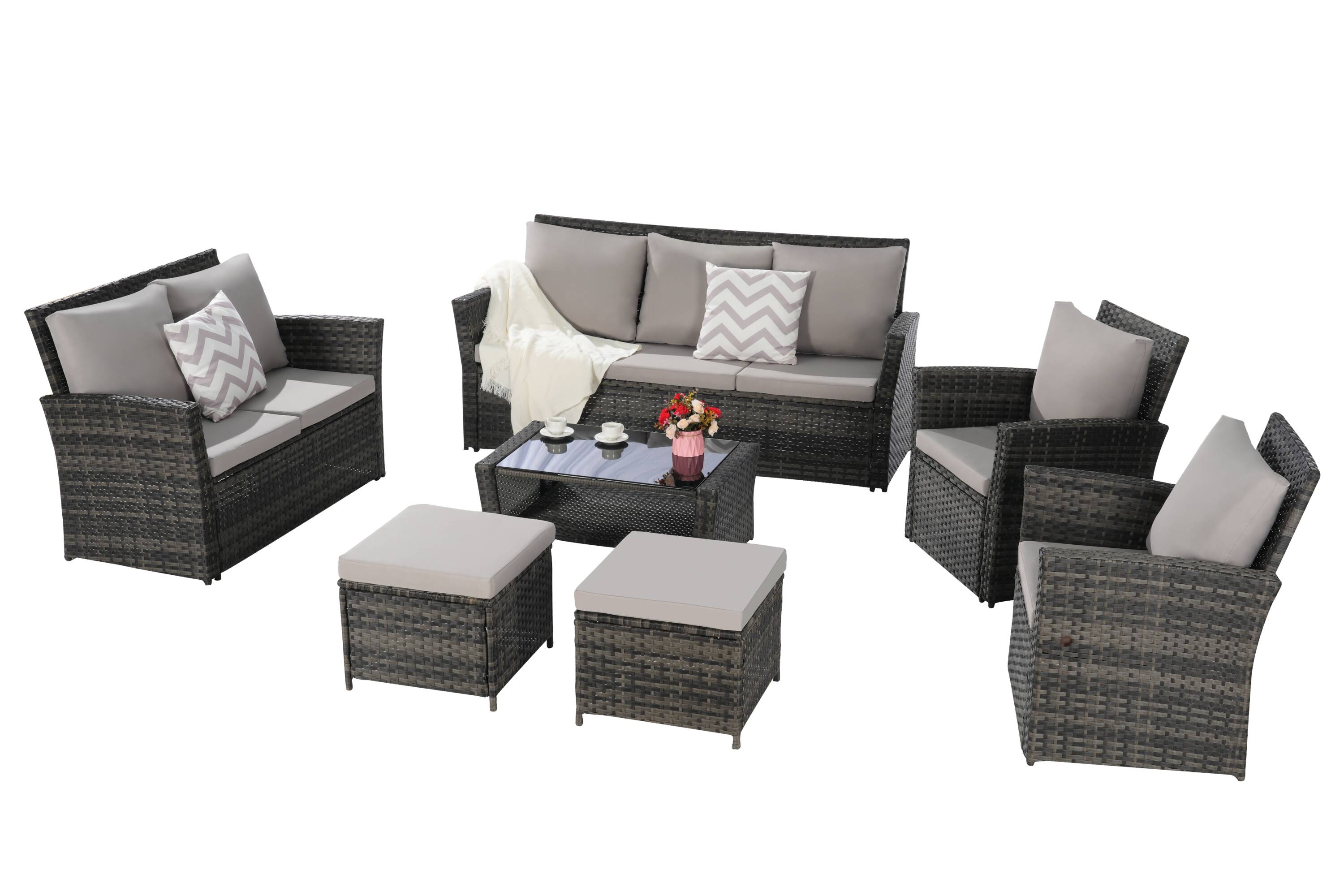 Oizaye ZWG-W21340 Patio-Conversation-Sets - View #6