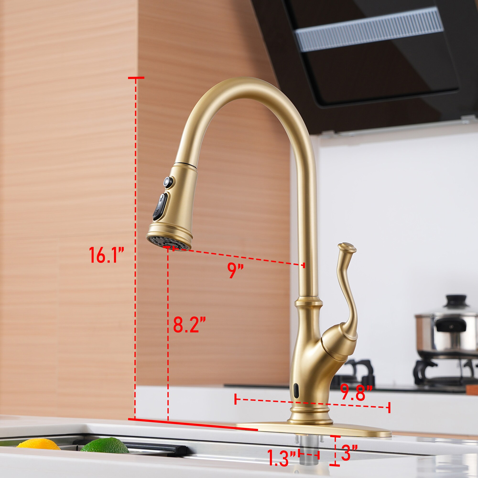 Clihome CL-MS903-BN Kitchen-Faucets - View #2