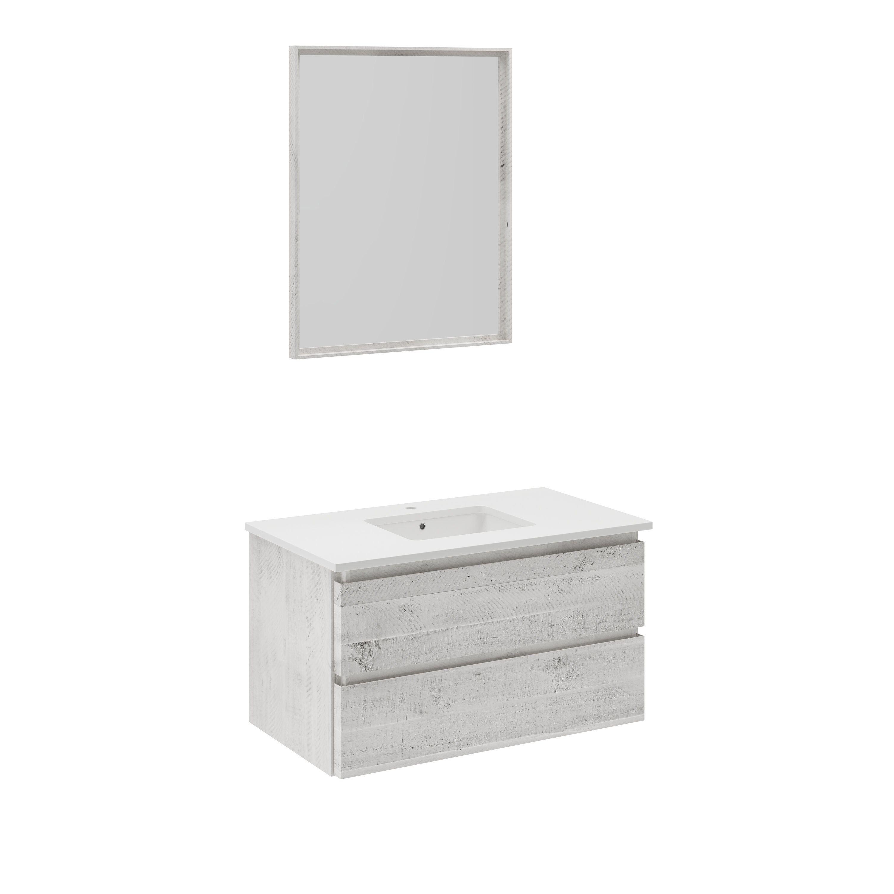 Fresca FVN3136RWH Bath-Vanity-Combo - View #2