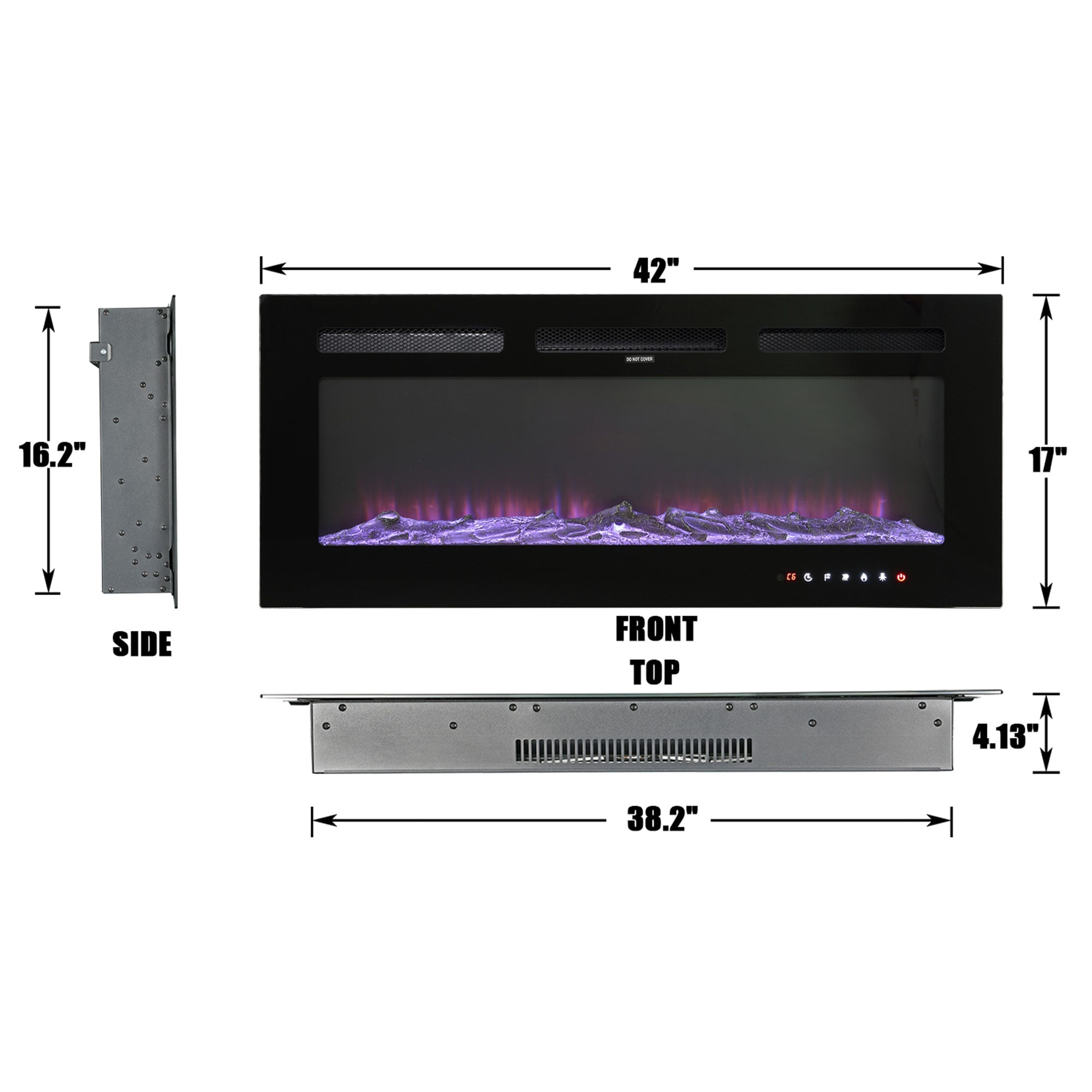 Clihome CMD-CH42R Electric-Fireplaces - View #6