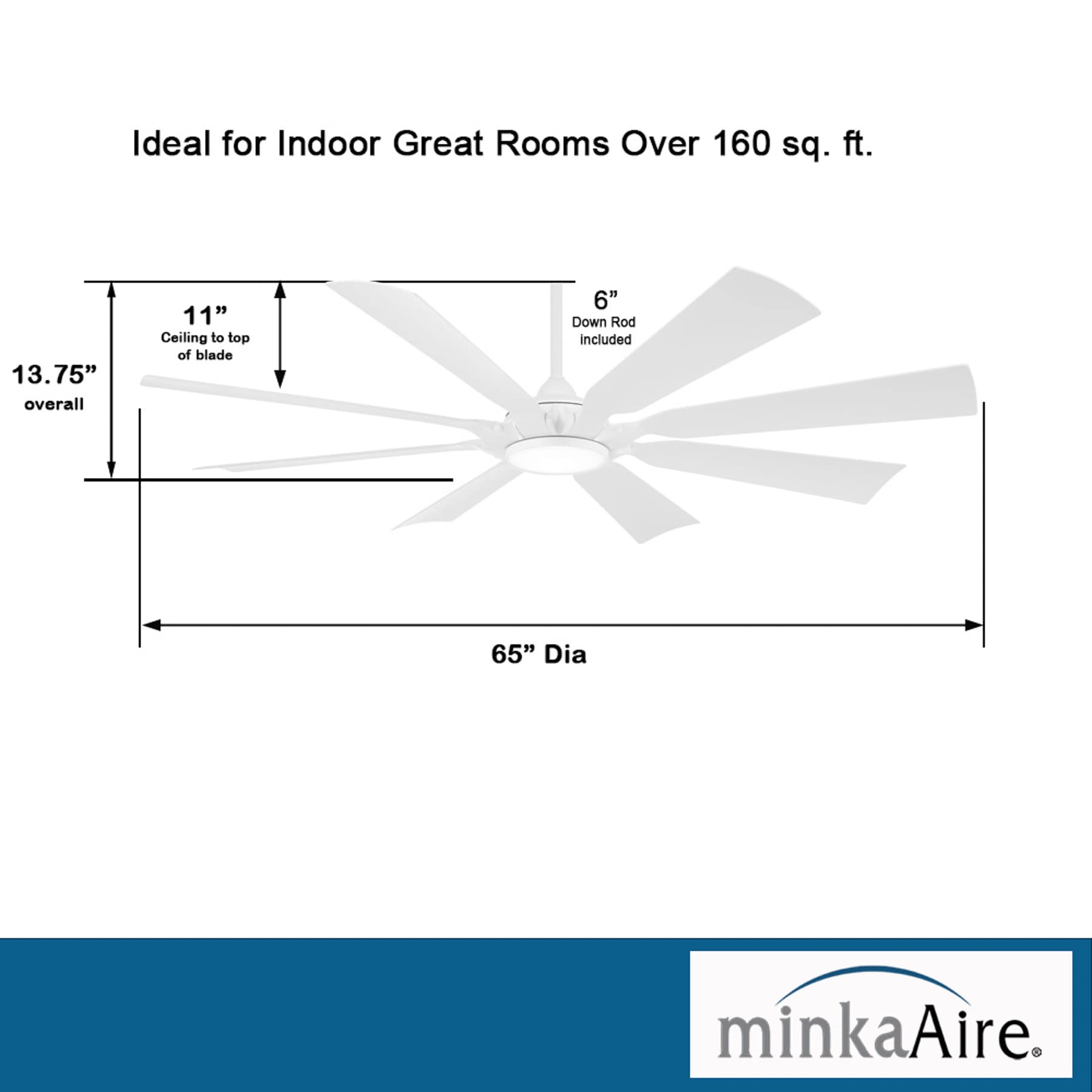 Minka Aire F756L-WHF Ceiling-Fans - View #9