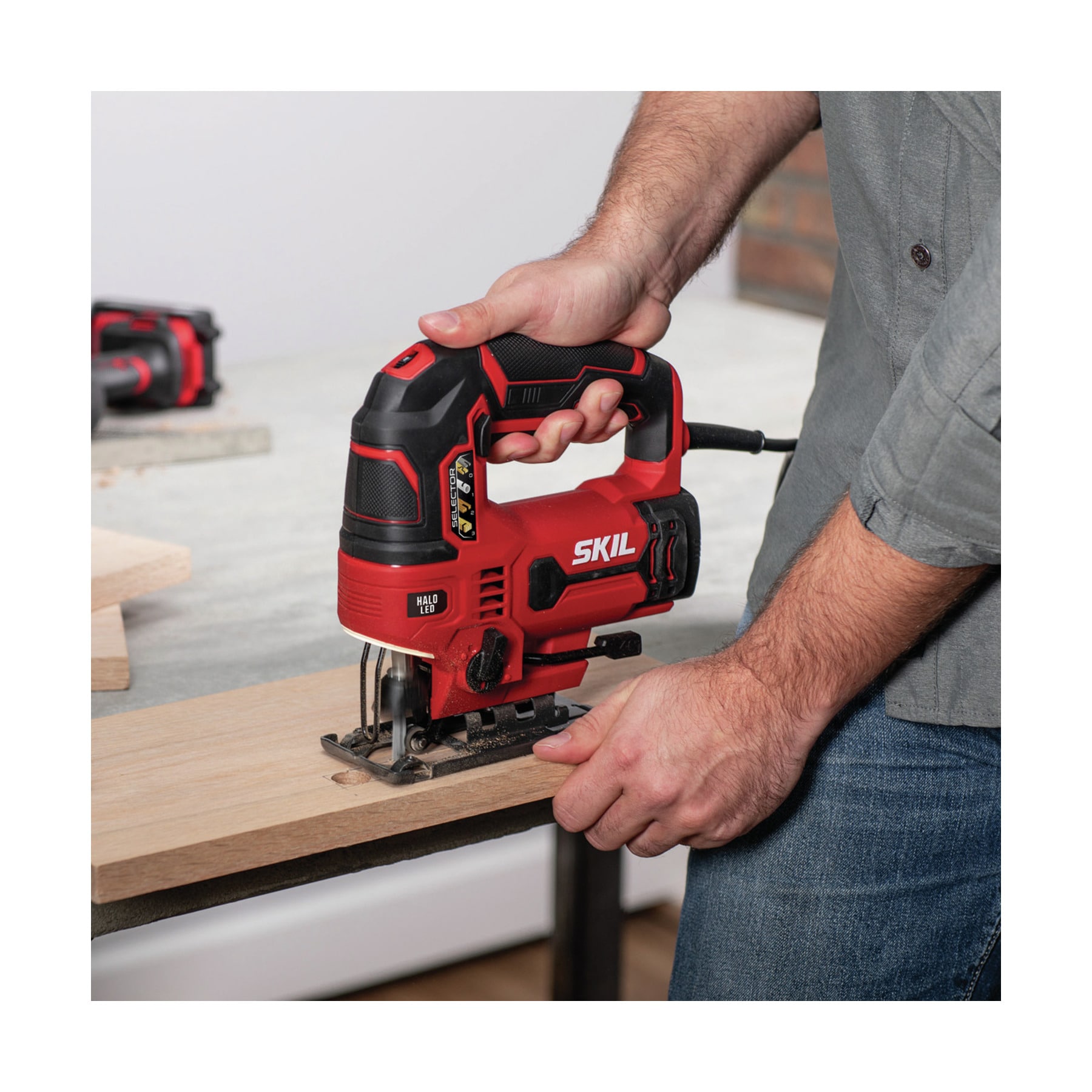 SKIL 6-Amp Variable Speed Keyless Corded Jigsaw in the Jigsaws department  at