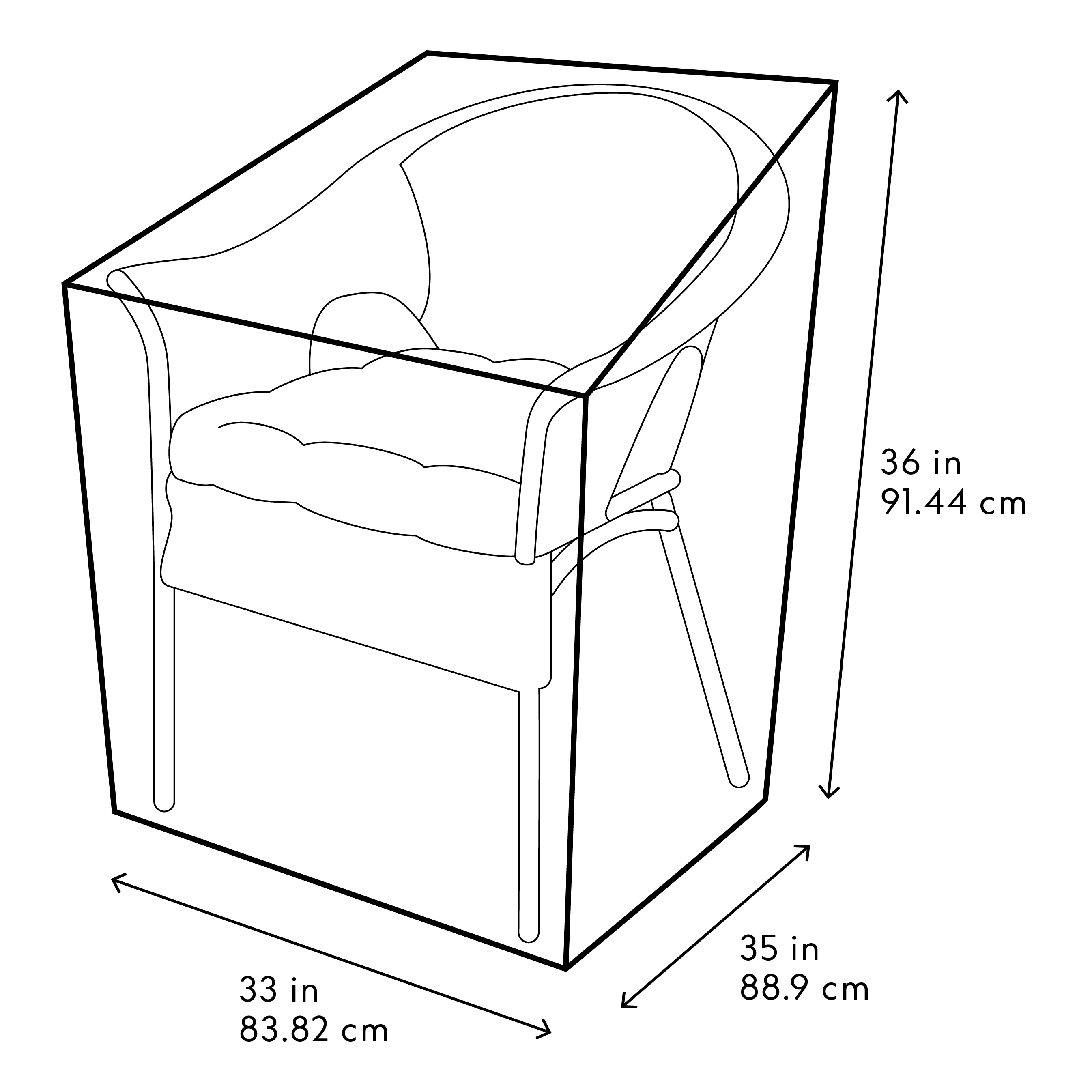 Style Selections 17833LWSGD Patio-Furniture-Covers - View #2