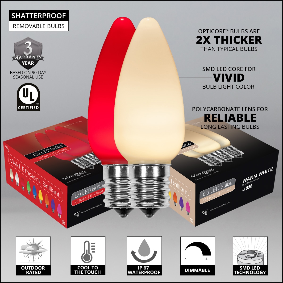 Wintergreen Lighting 80147 Christmas-String-Lights - View #4