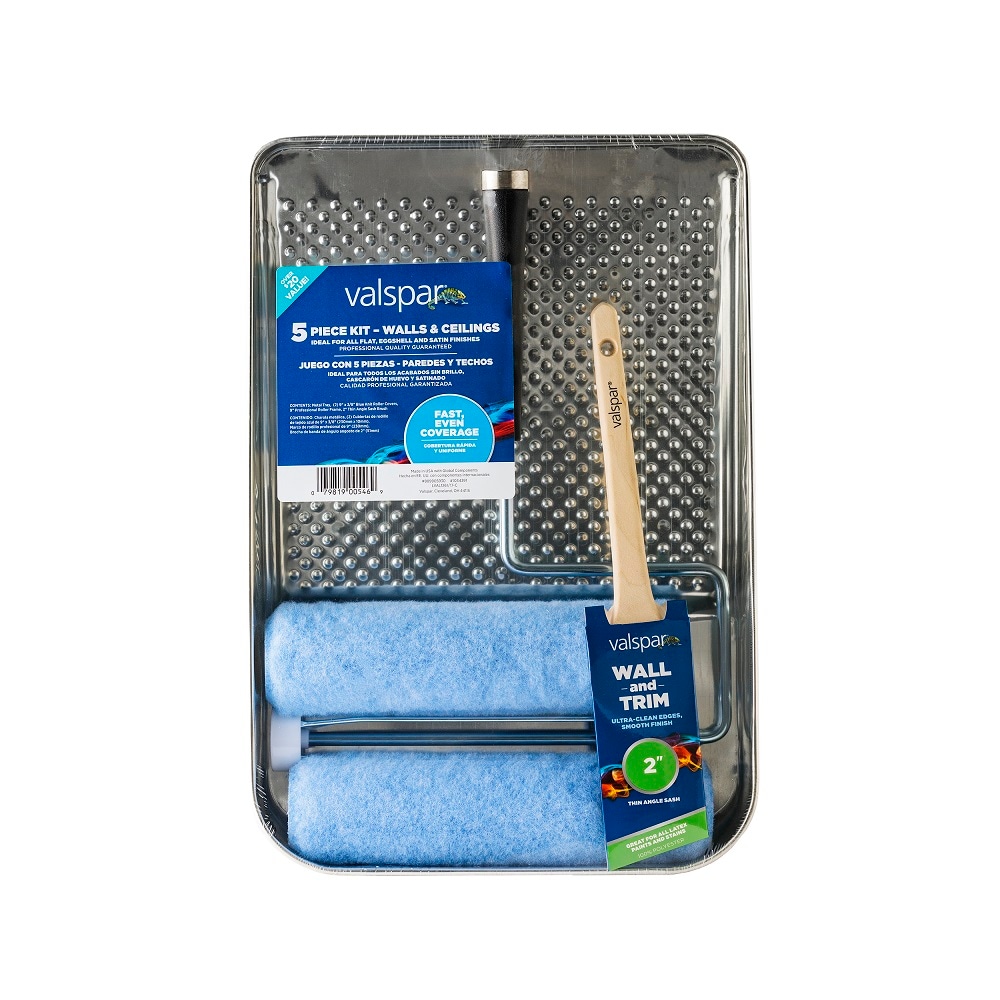 Valspar 889905930 5-Piece Knit Paint Roller Kit