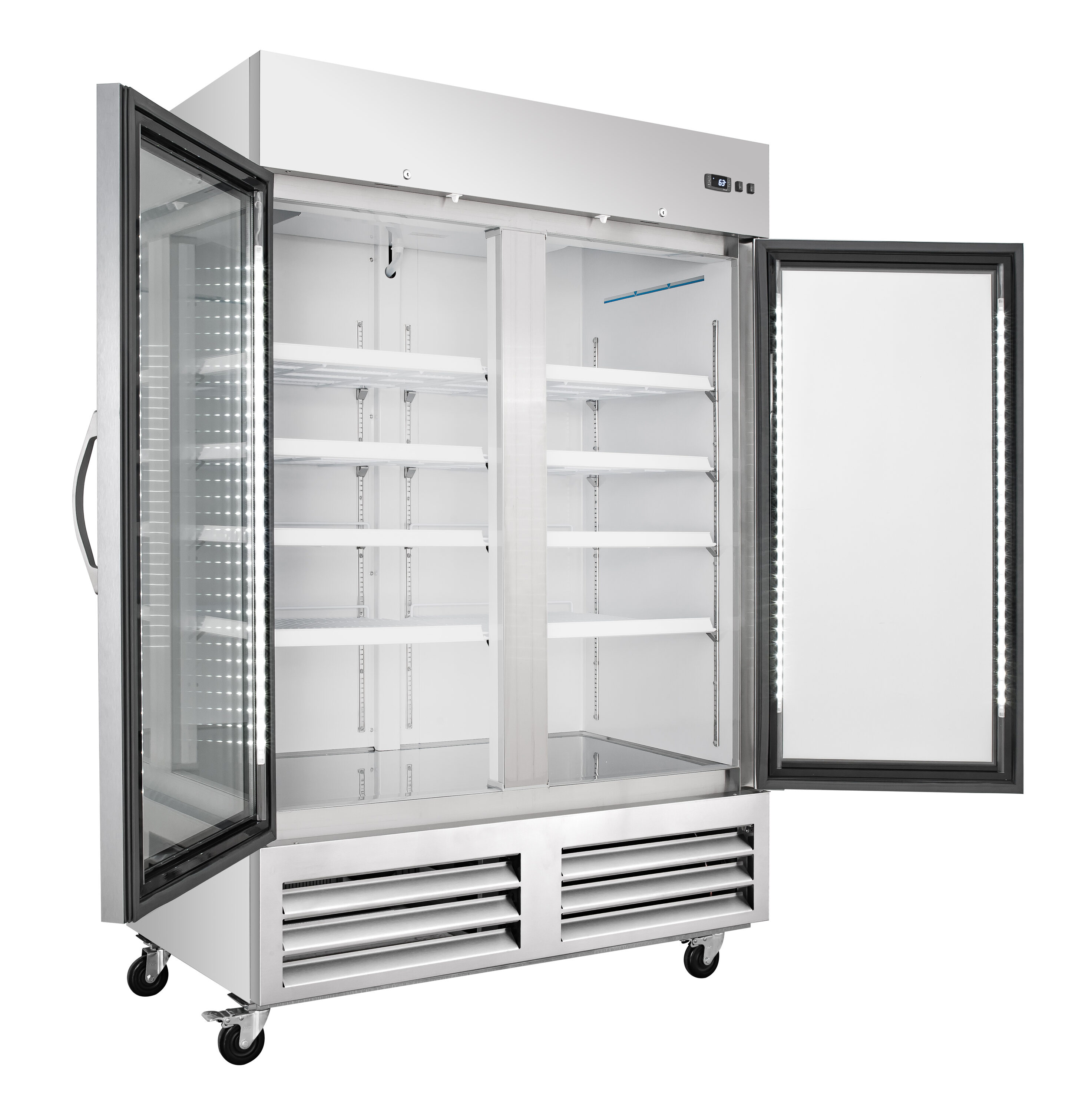 KoolMore LOW-KM-RIC-2DGD Commercial-Refrigerators - View #8