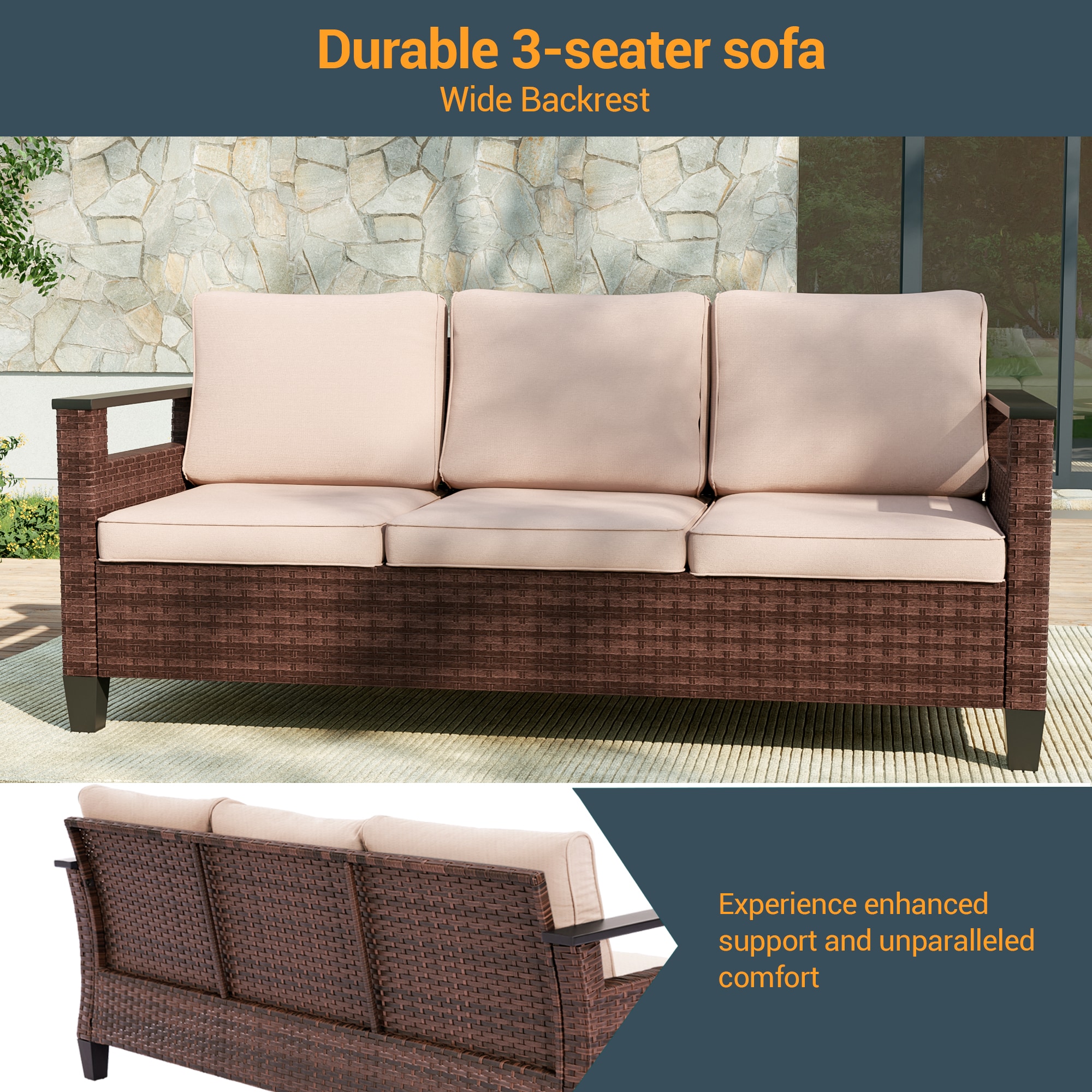 Sonkuki SD-PS-126BSD-S1T5 Patio-Conversation-Sets - View #5